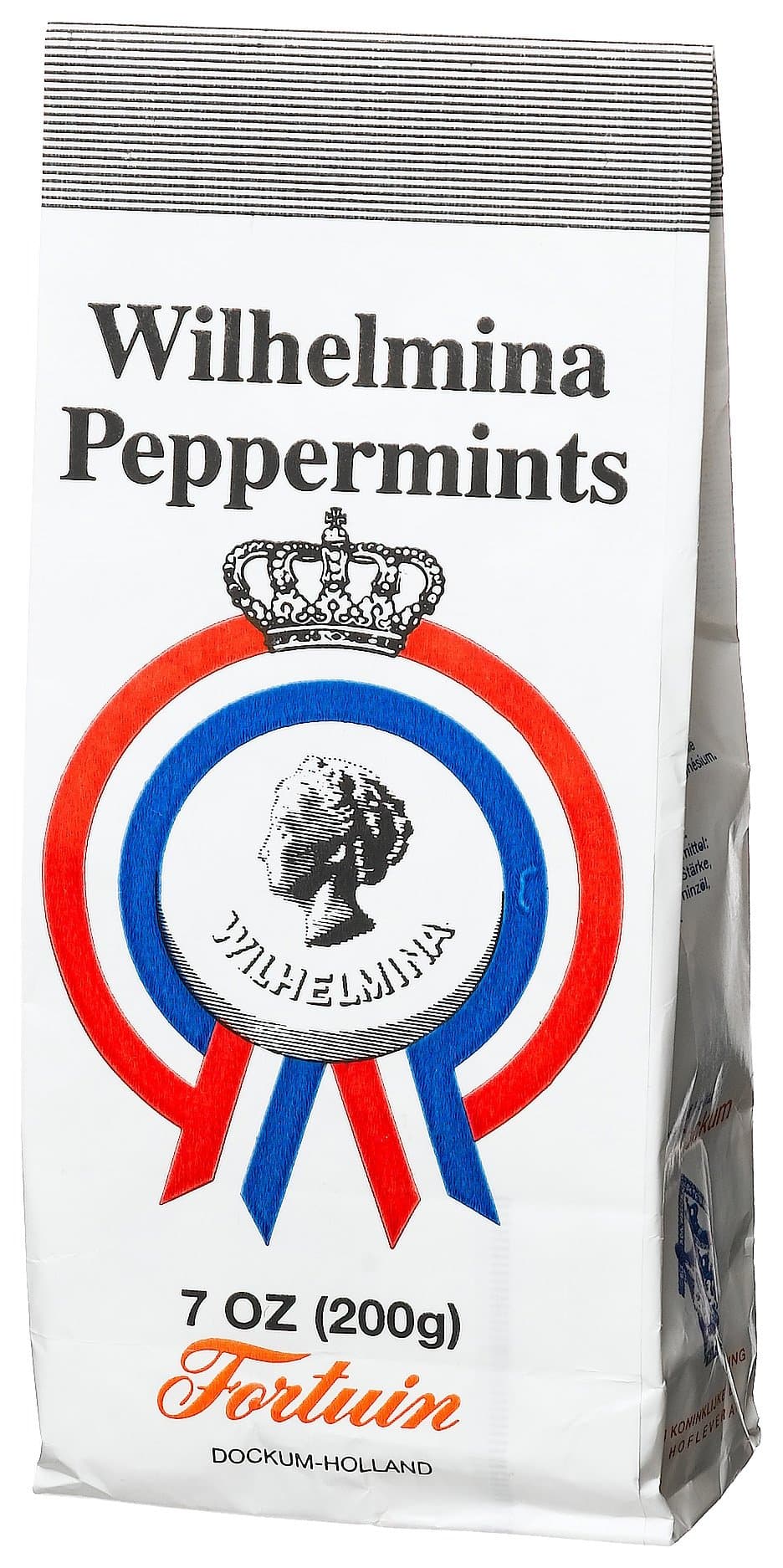 Fortuin Wilhelmina Peppermints, 7-Ounce Bags (Pack of 12)