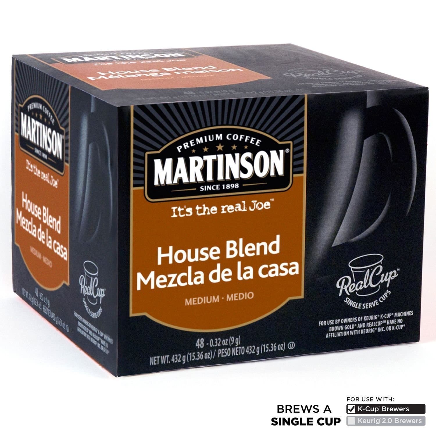 Martinson House Blend Coffee RealCups, Single Serve (96 ct.)