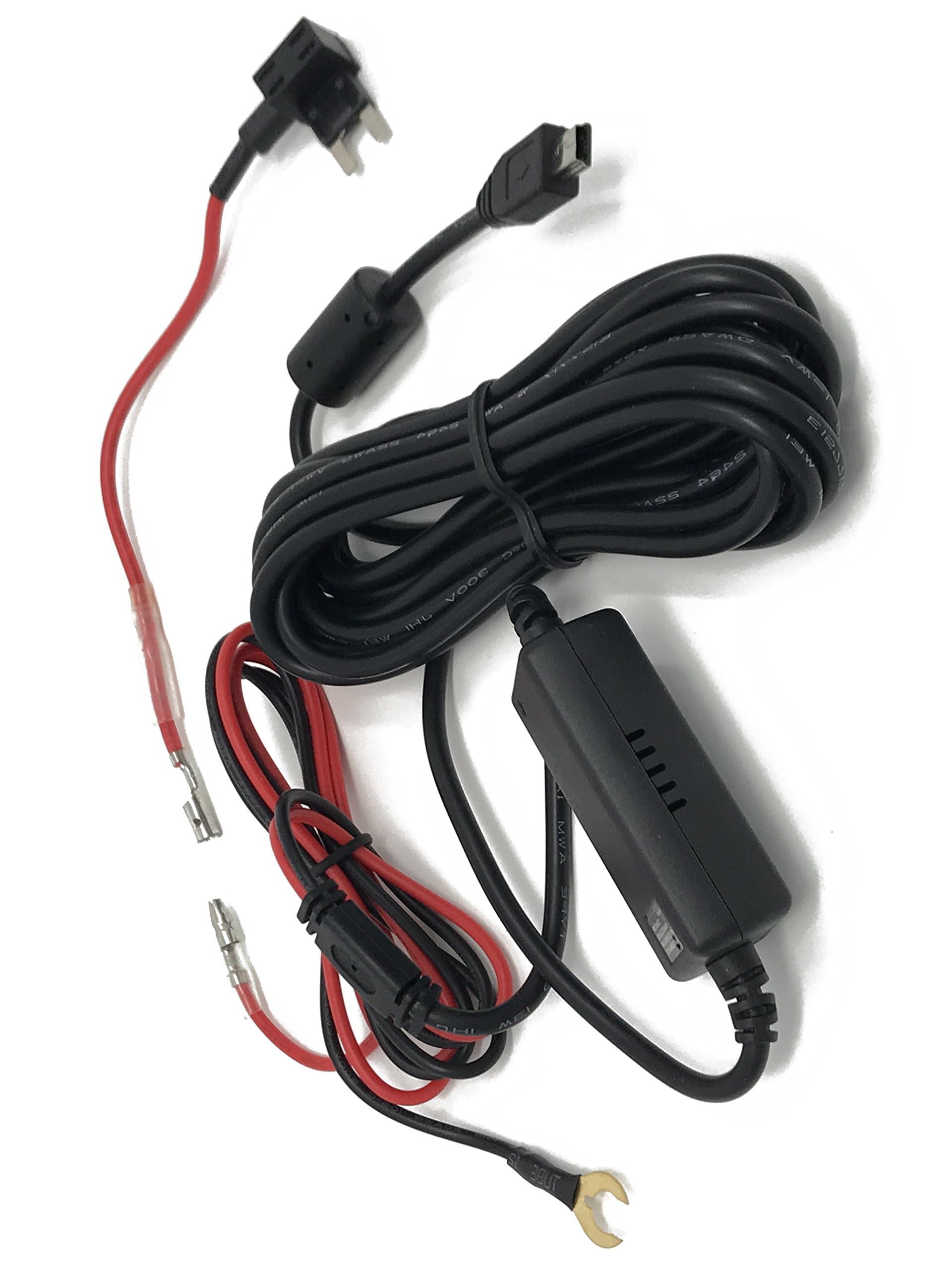GUARDTRAK GUARD TRAK GTMUSBHW Mini-USB 12V-5V DASHCAM Hard Wire Kit Mini Fuse & Ground Connector