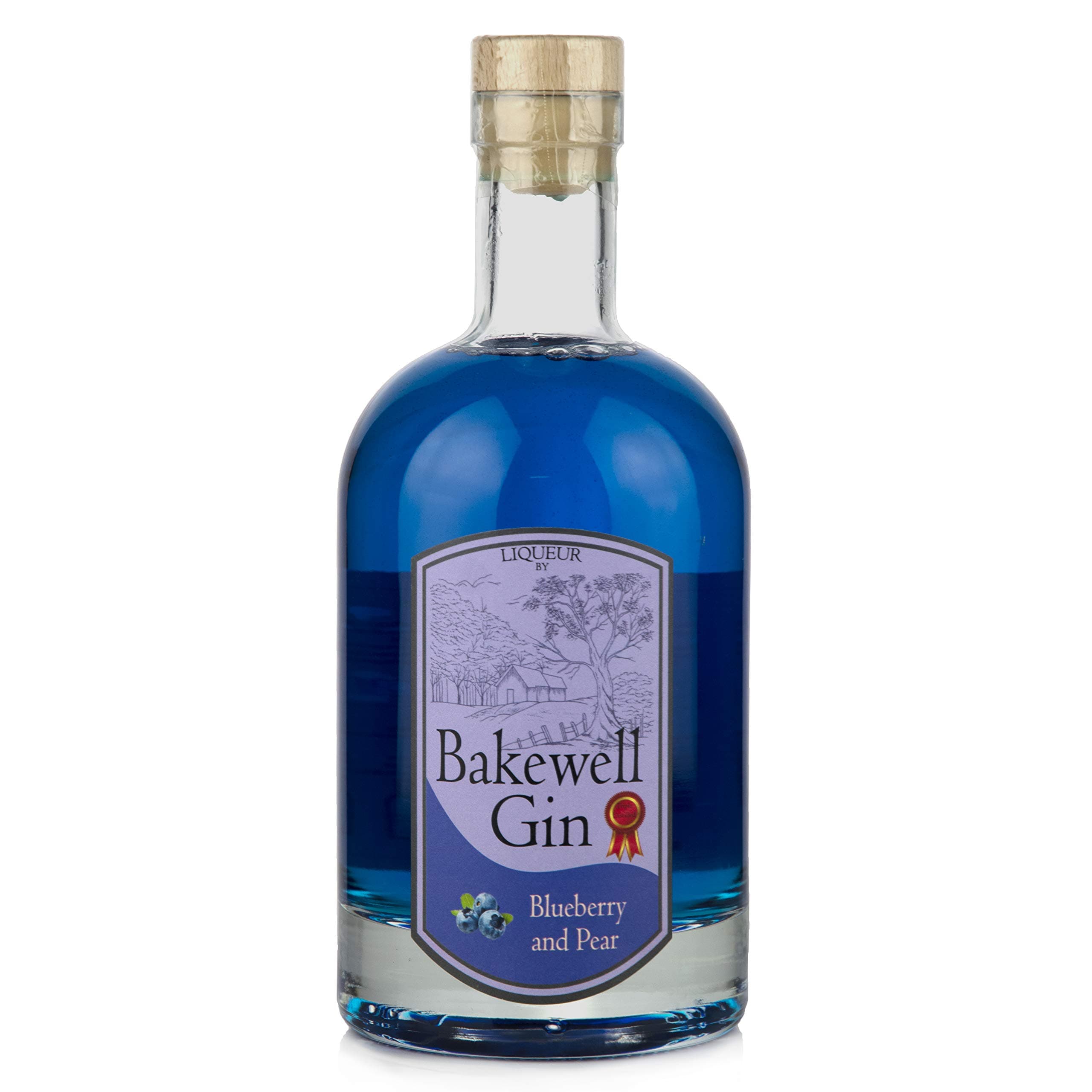 The Handmade Gin Company - Premium Blueberry and Pear Gin Liqueur - 20% ABV - Made in Britain - Juniper, Cardamom & Coriander Notes - 70cl Bottle