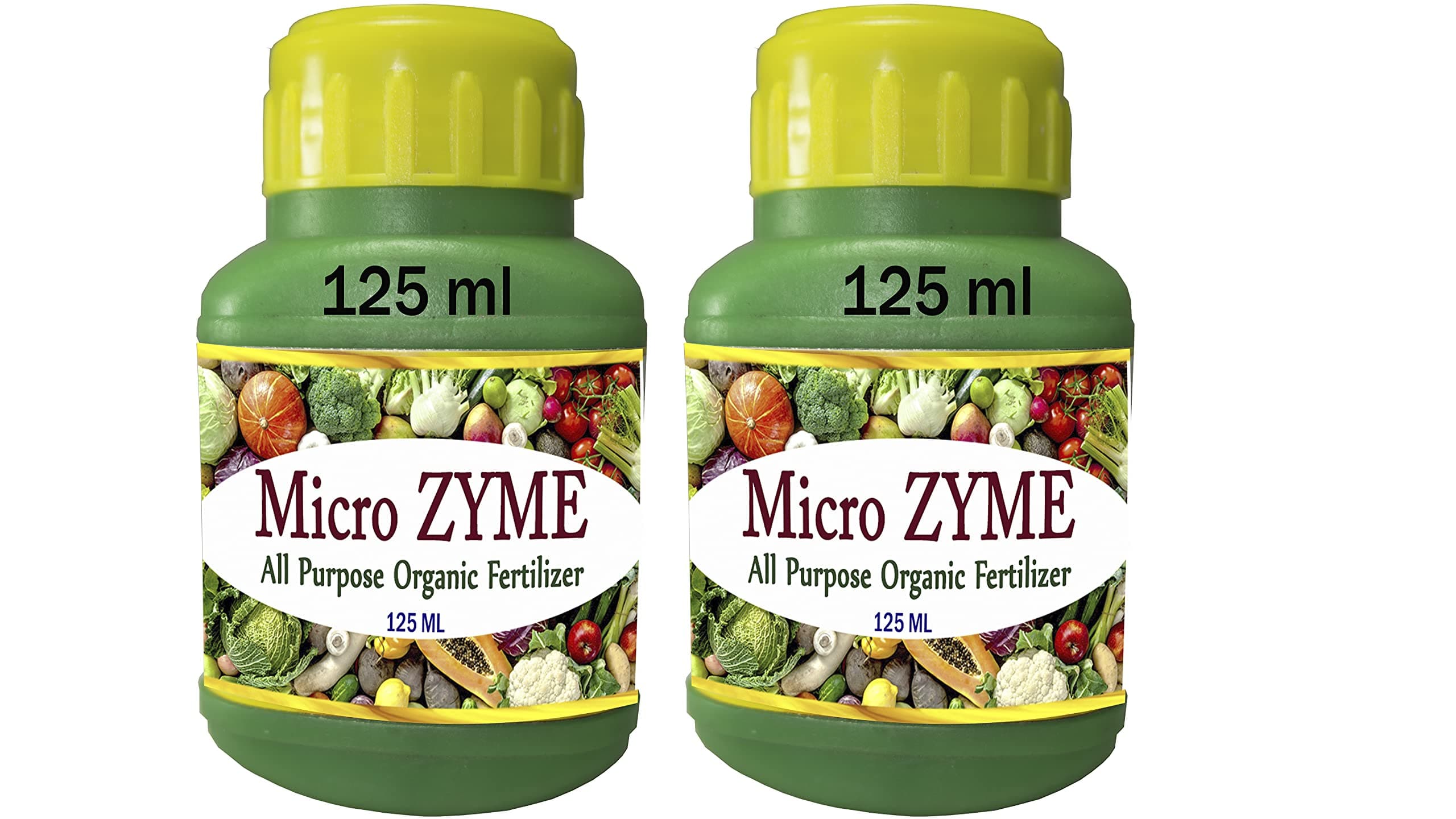 Jio Green garden Store Micro Zyme Organic Micro nutrients Liquid Fertilizer for All Home Terrace Plants 125 ml + 125ml