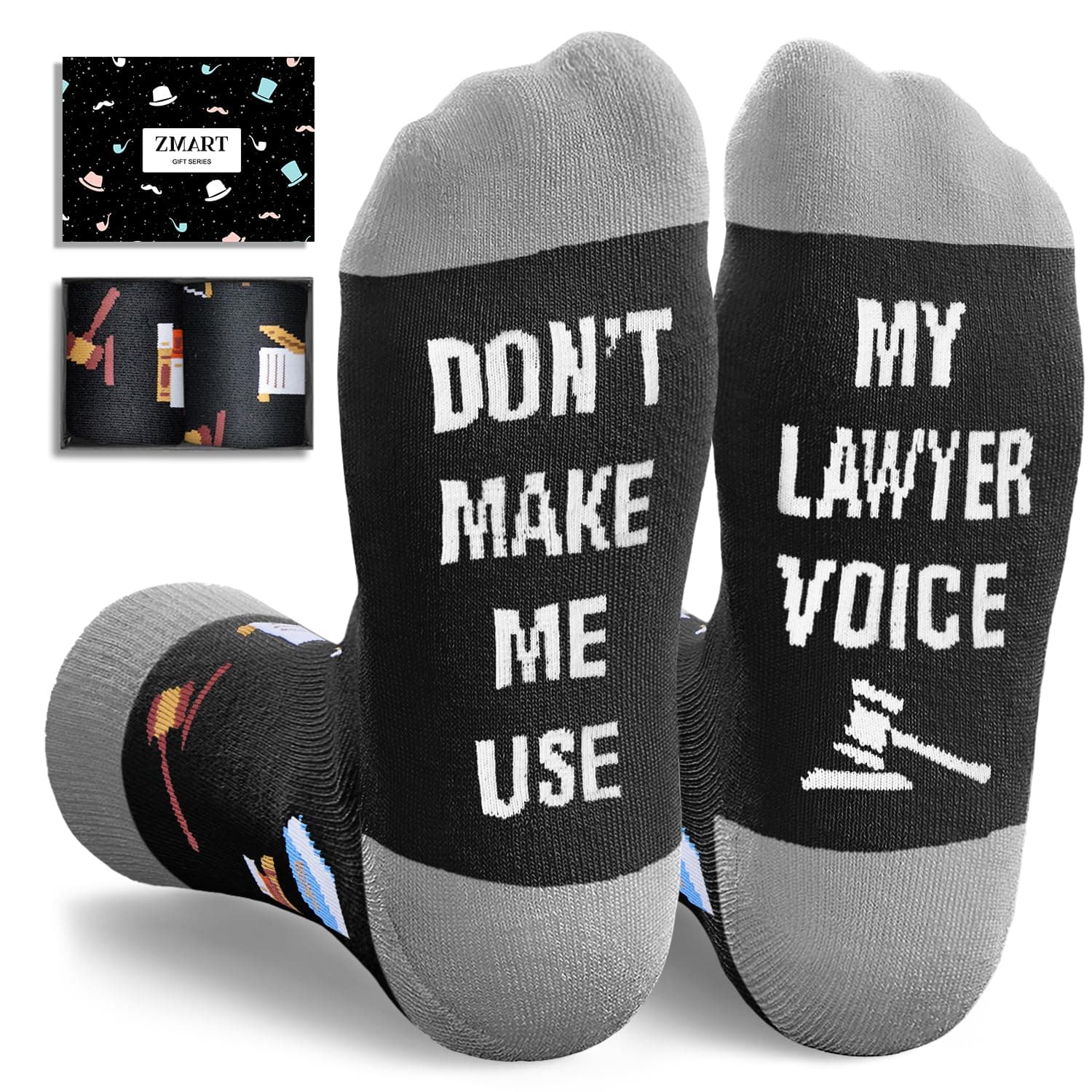 Zmart Gifts for Manager Lawyer - Pilot Librarian Coach Engineer Mechanic Socks