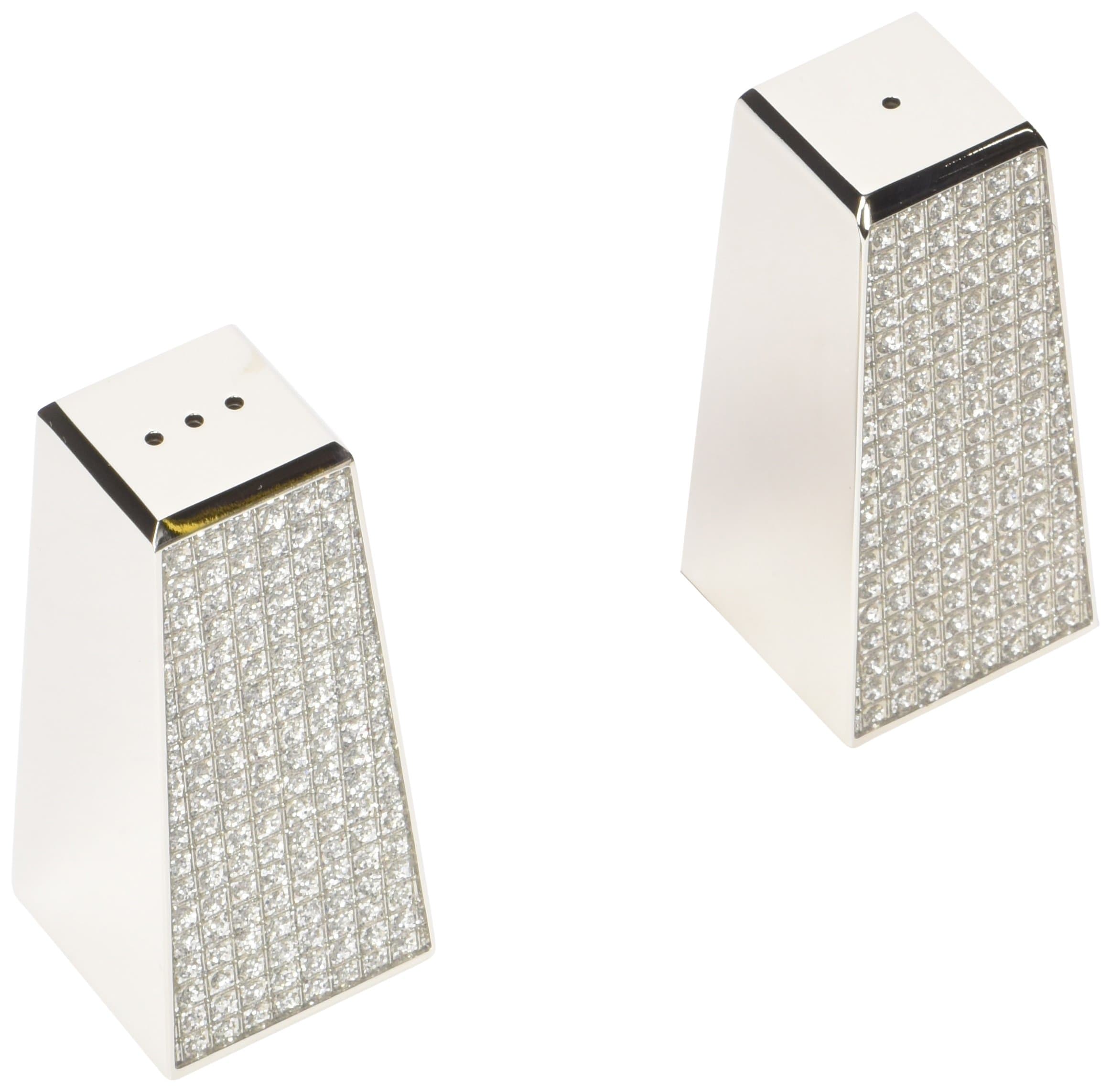 Unknown salt-shakers, 3", Silver