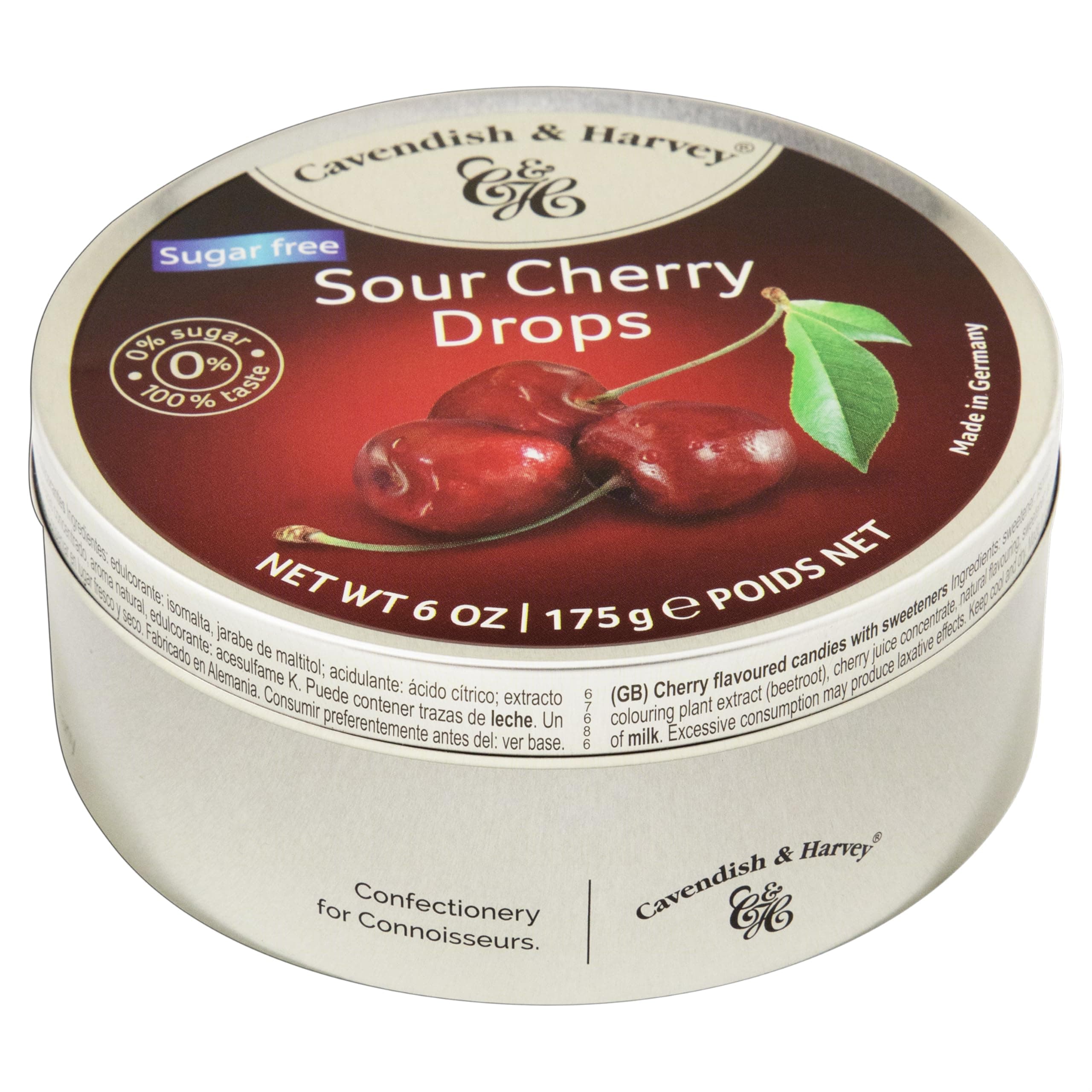Cavendish & Harvey Sour Cherry Drops - 175 gm, Pack of 1 - Germany