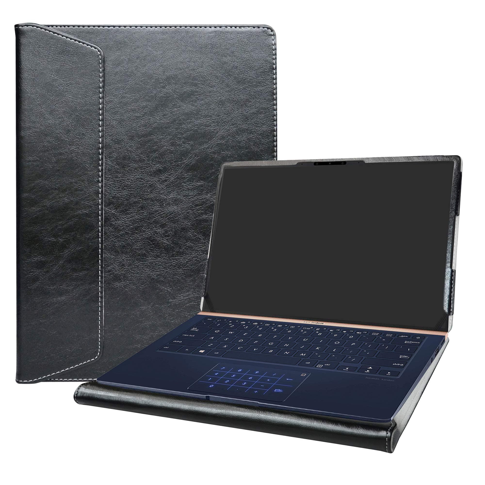 Alapmk Protective Case for ASUS ZenBook 14 UX433FN UX433FA-DH74 14" /ZenBook 14 UX434FL UX434FL-DB77/ZenBook 14 UX435EG UX435EG-XH74 &case for Lenovo ideapad S940-14IWL,Black