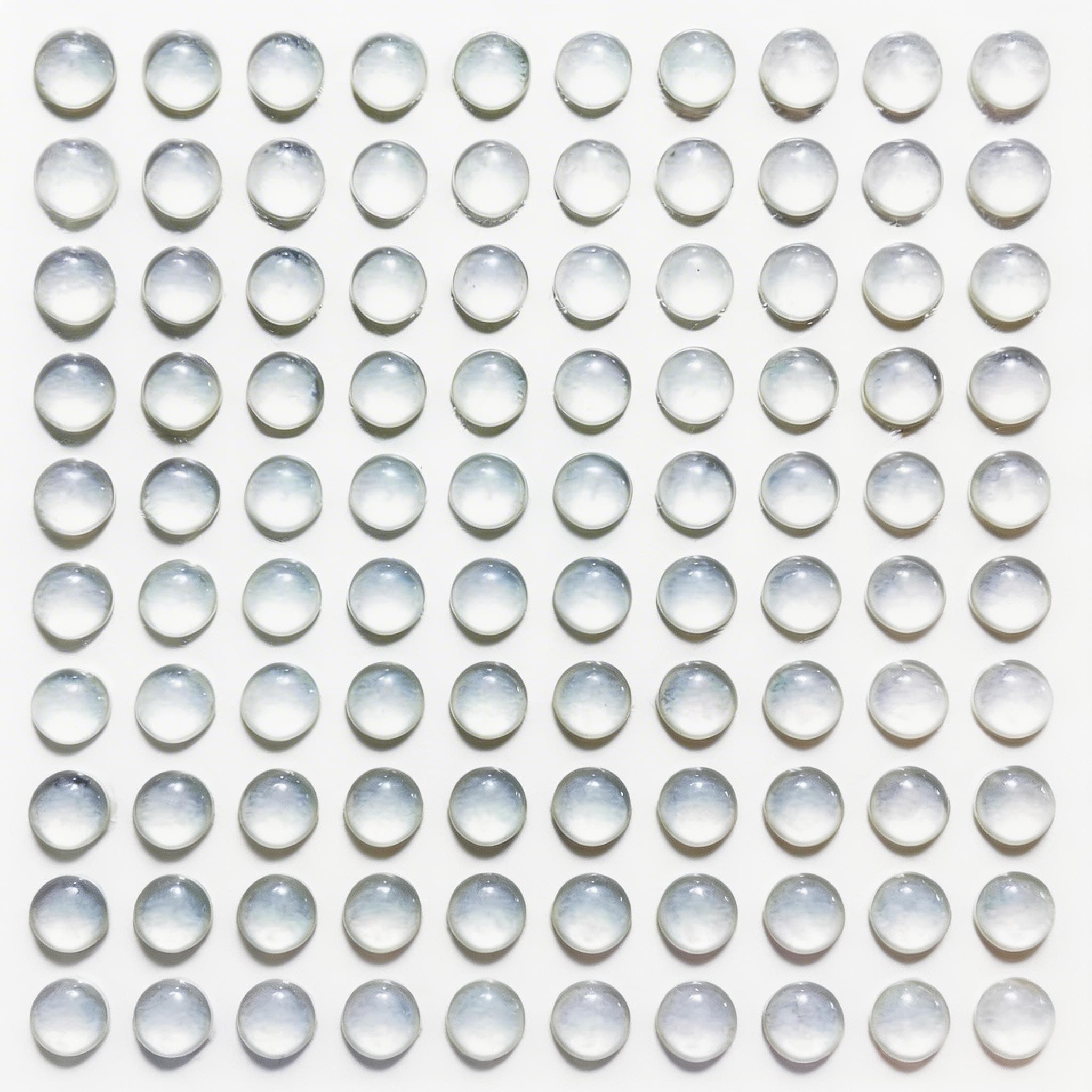 100 Pcs Clear Rubber Bumper Pads, 8m x 3mm, Self Adhesive
