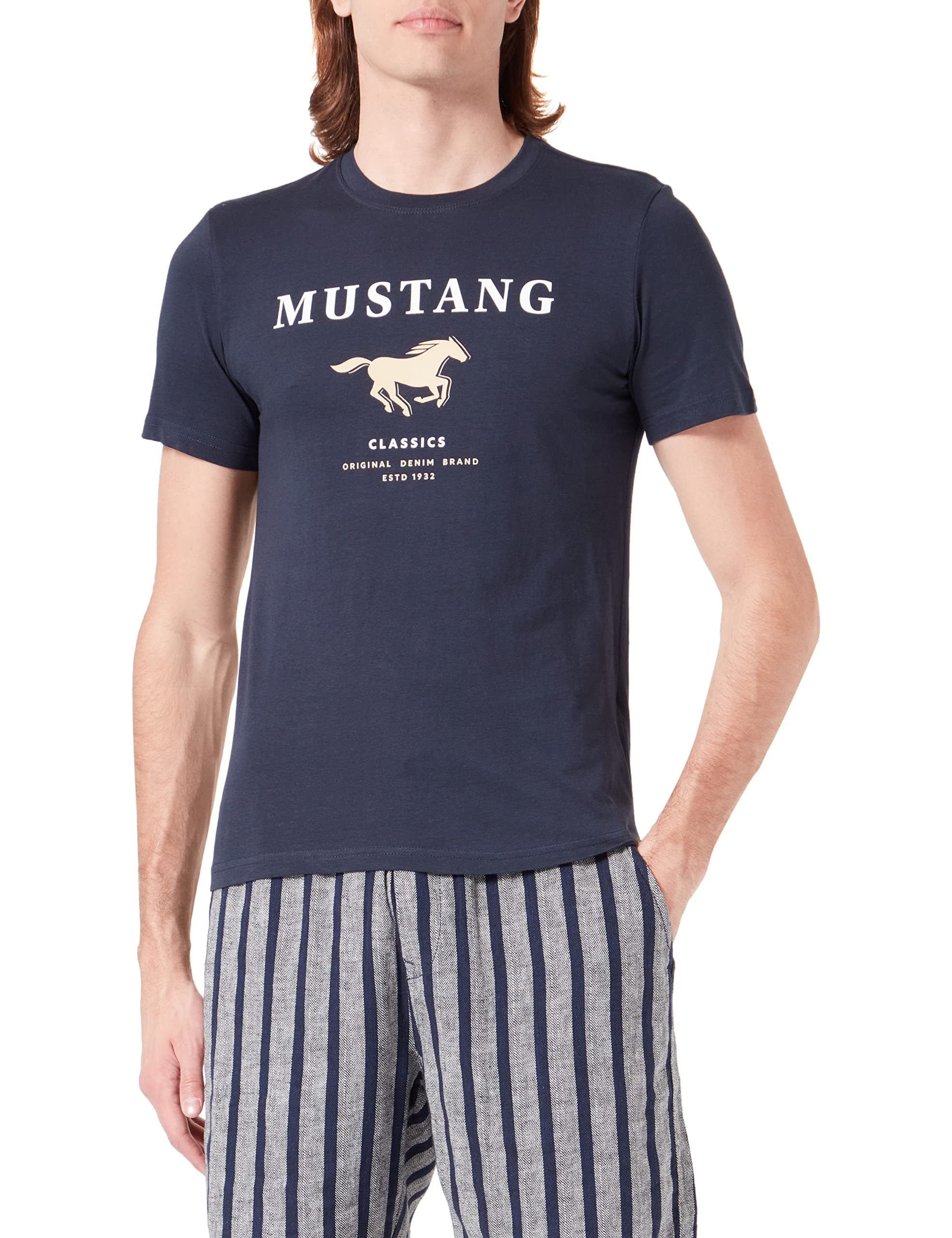 MUSTANGMen's Style Alex C Print T-Shirt