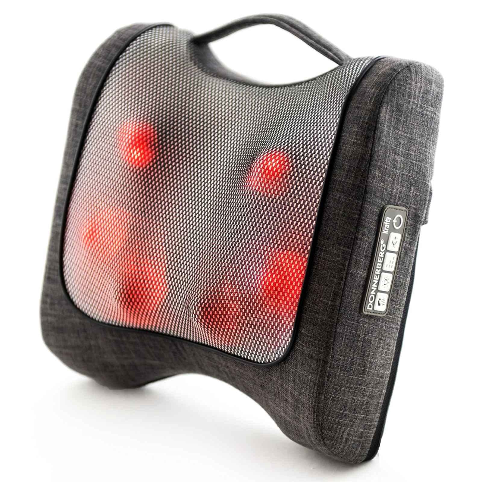 Donnerberg Back Massager with Shiatsu and Tapping Massage, German Quality,Advanced Infrared Heat for Muscle Pain Relief and Relaxation