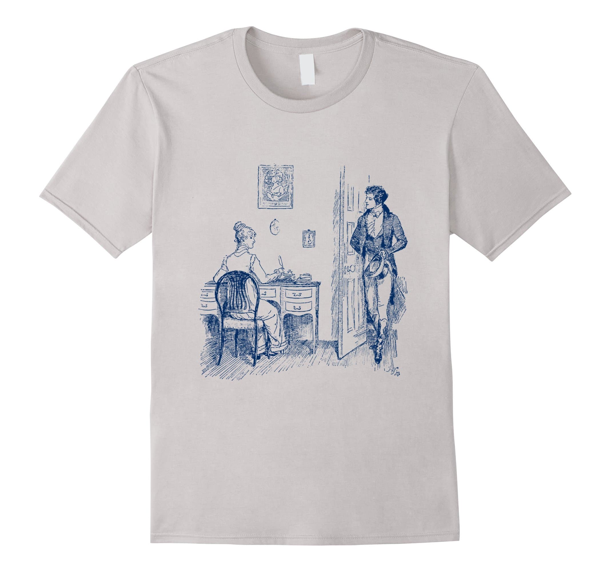 Pride and Prejudice T-Shirt. Jane Austen Mr Darcy Tee