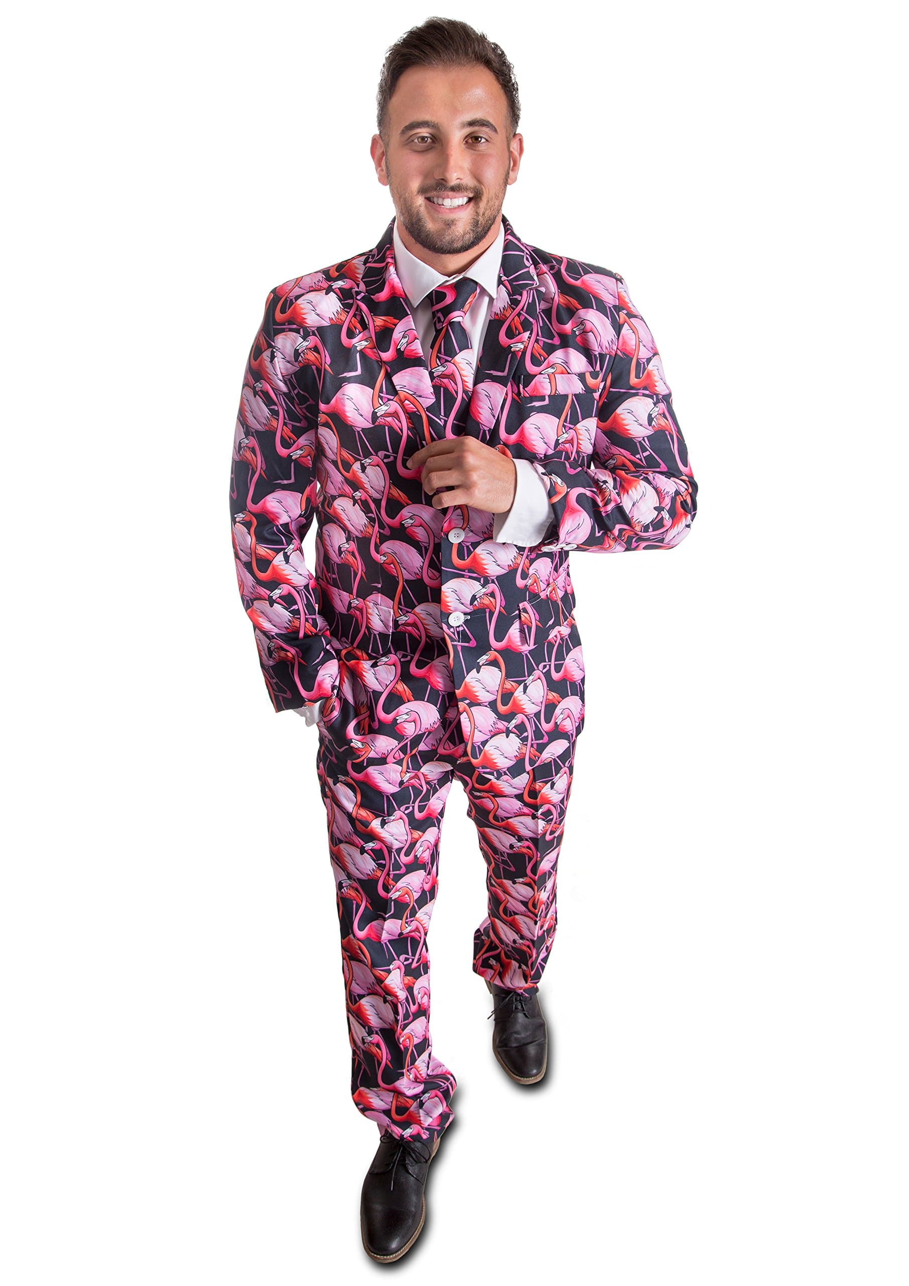 Pink Flamingo Stag Suit (38" - 40" Chest)