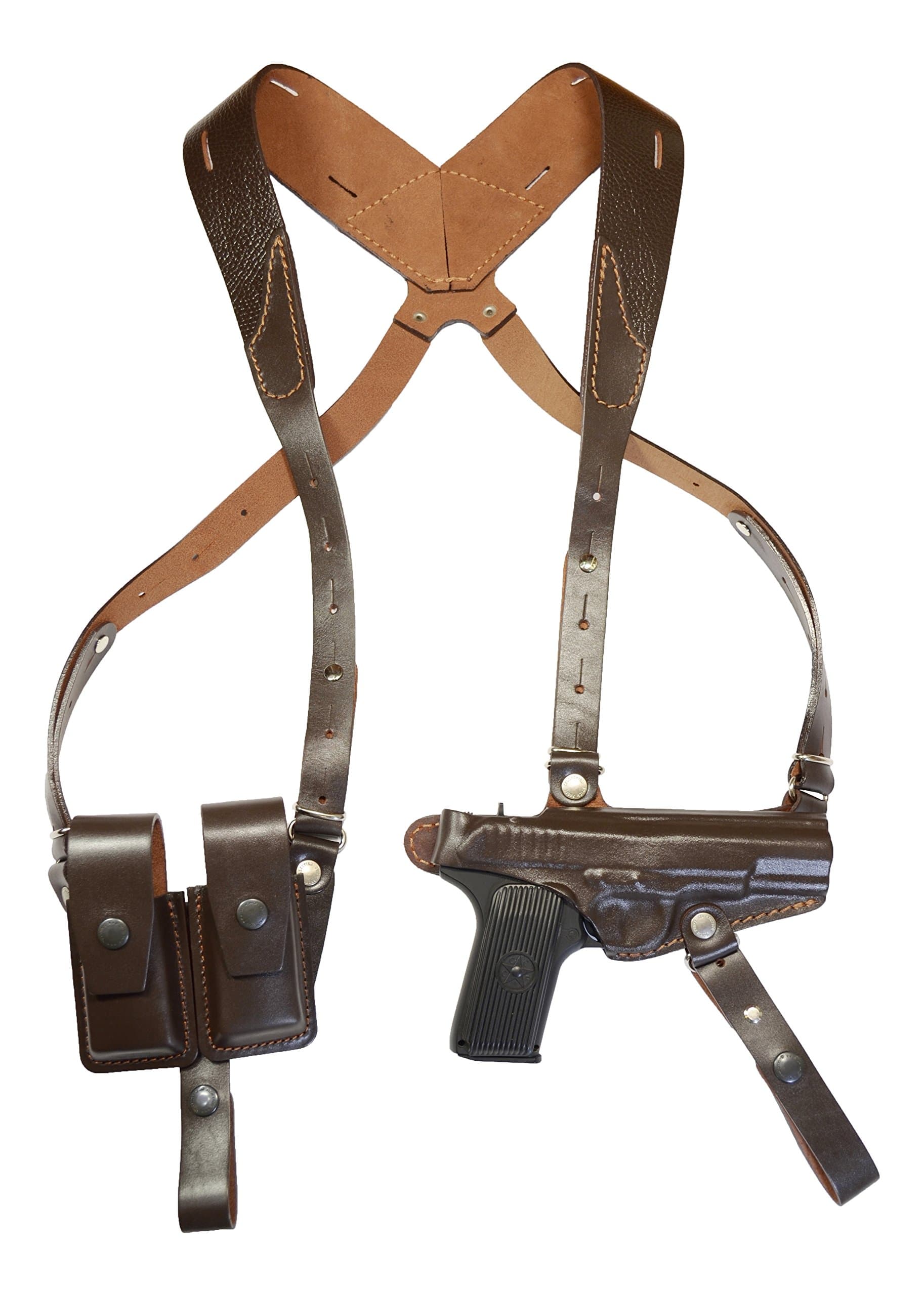 Tokarev TT (TT-33), Navy Arms TU-90 Shoulder Gun Holster, Genuine Leather
