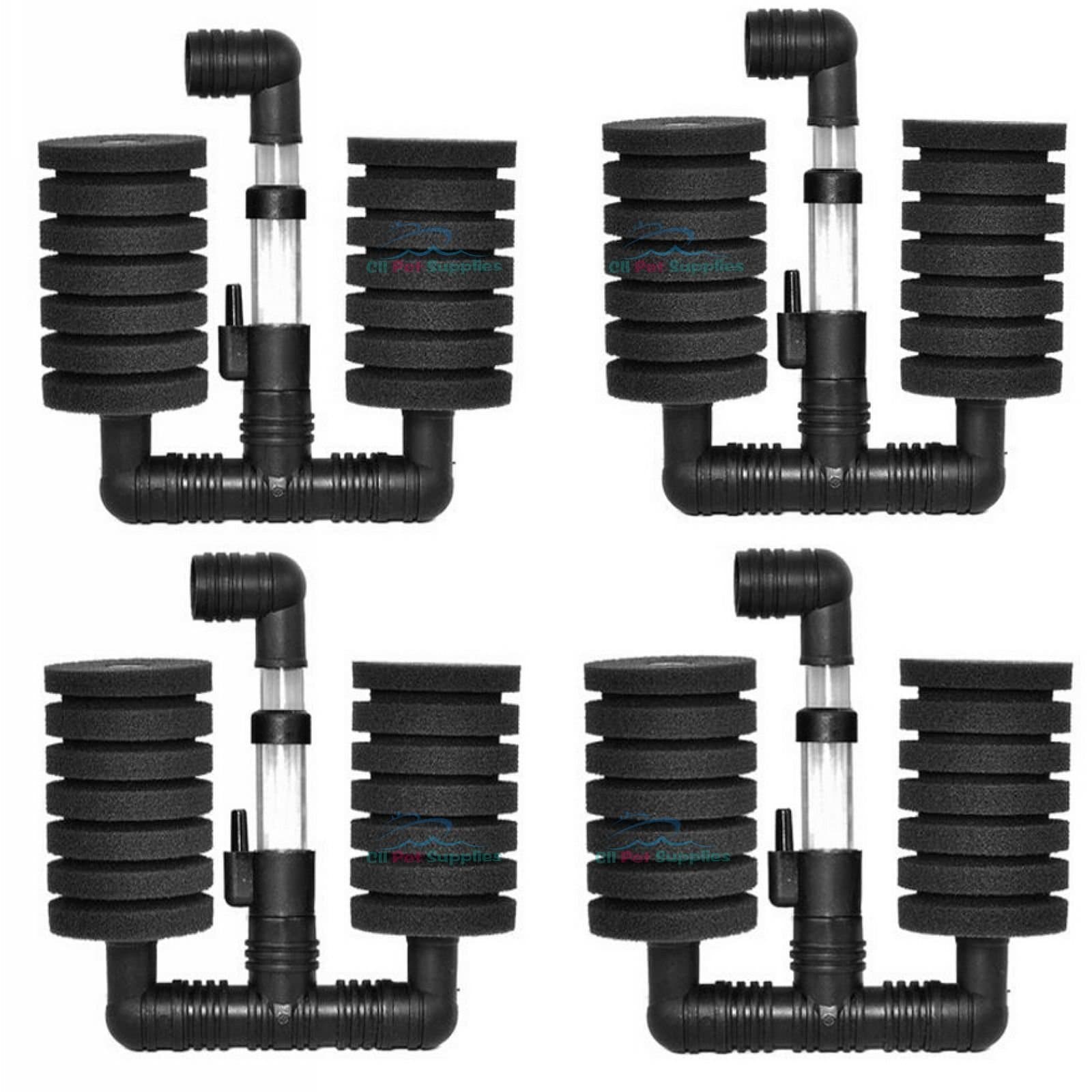 (Ship from USA) Aquapapa 4X Bio Sponge Filter Betta Fry Aquarium Fish Tank Double Sponge (S) XY-2831 .ITEM-NO/EGB41S-1GFT10832