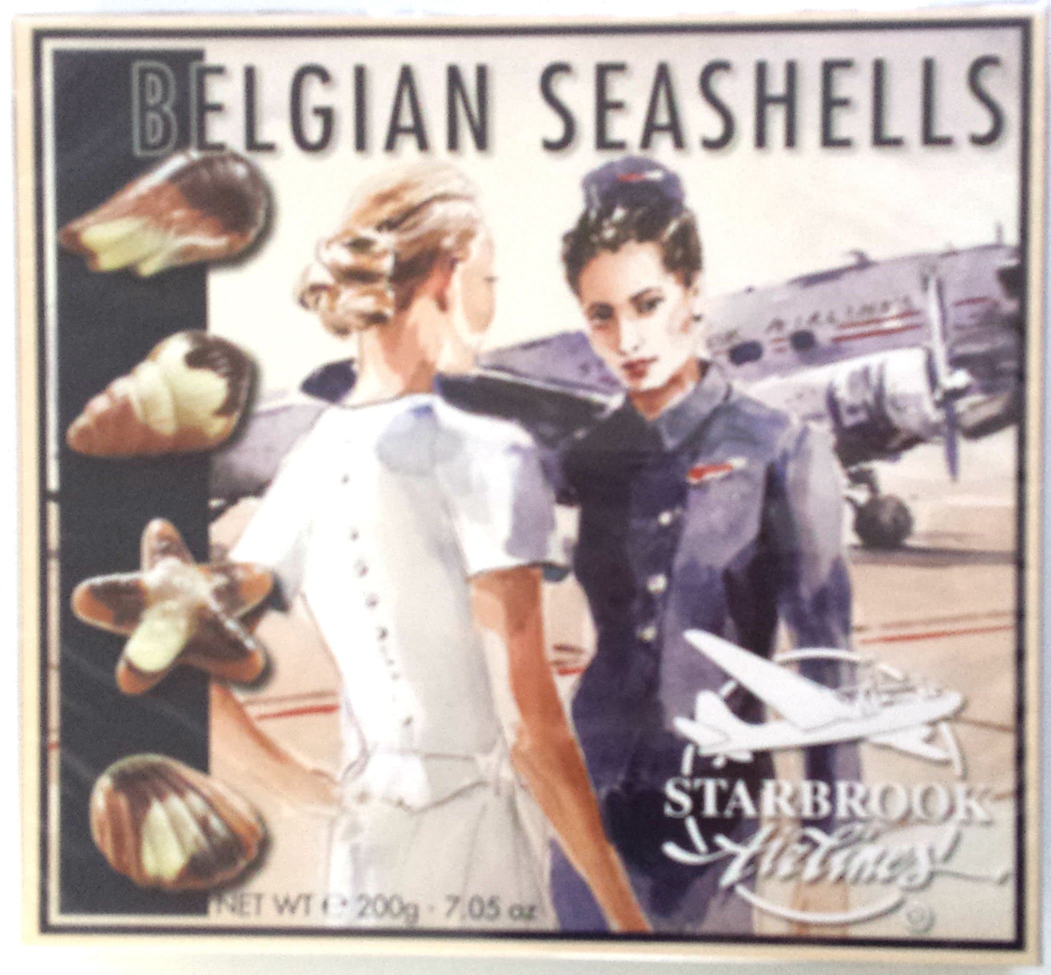 Belgian Seashells Christmas Chocolate in Gift Box 200 g