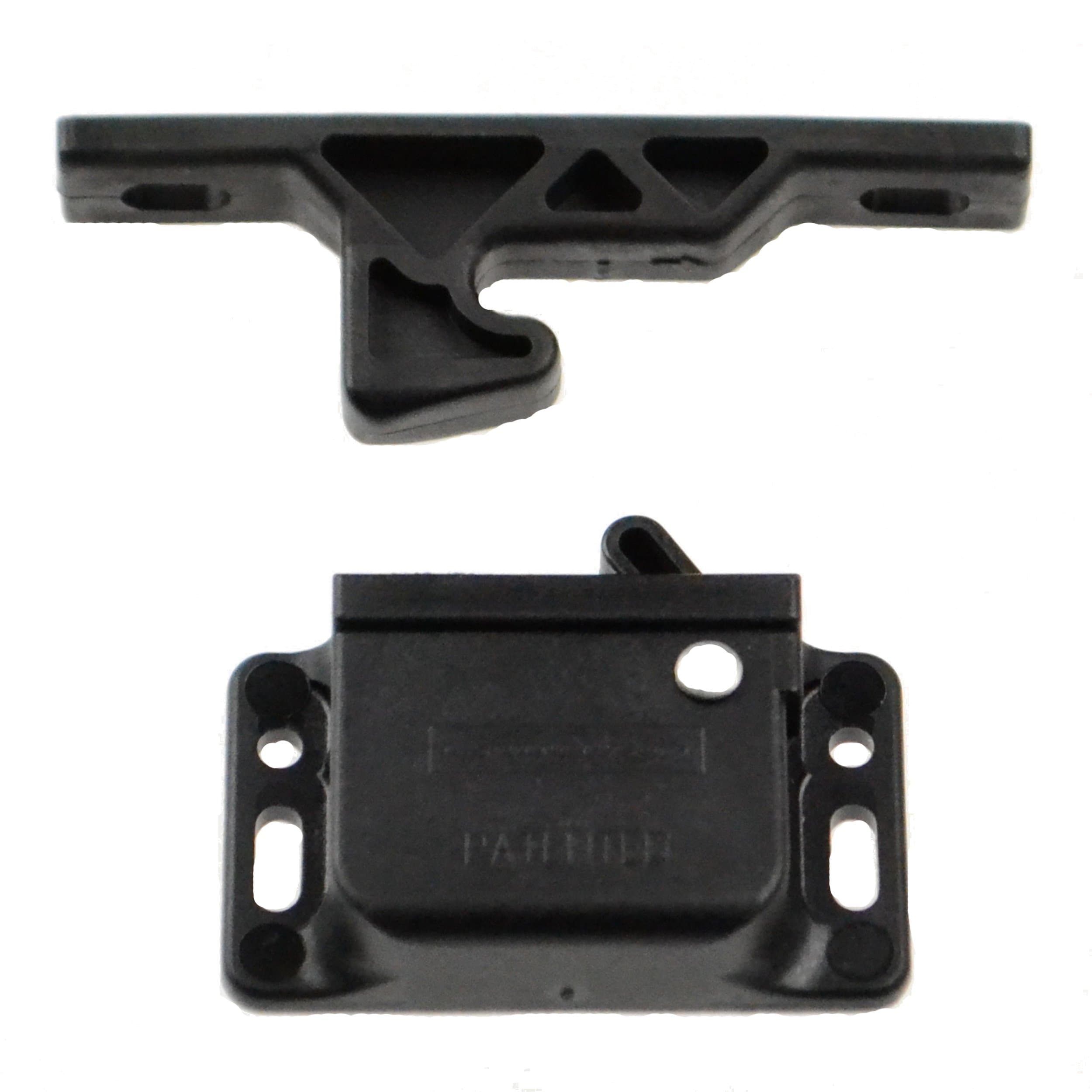 Southco Black Door Latch Grabber with Keeper, 15 lb. Pull, Door Mount, Metal, Unfinished, 1 Count, 117095-03-01A