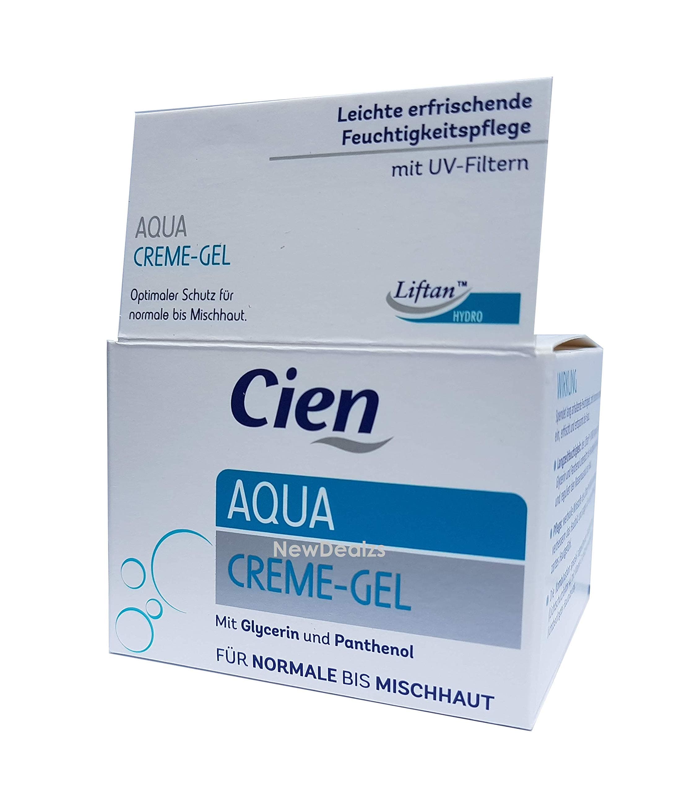 Aqua Cream Gel - with Glycerin and Panthenol - 50 mL