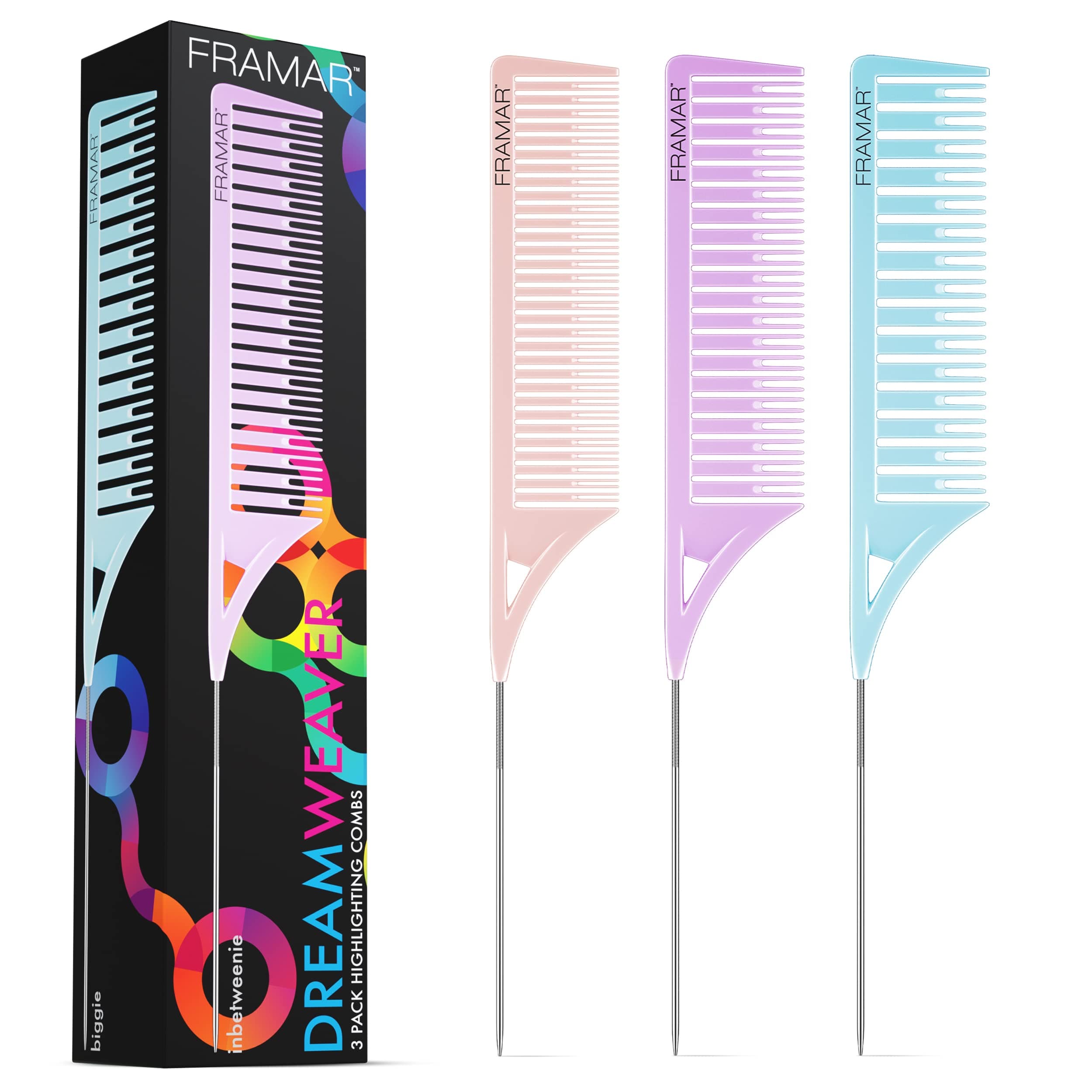 Dream Weaver Comb Set of 3, Pastel