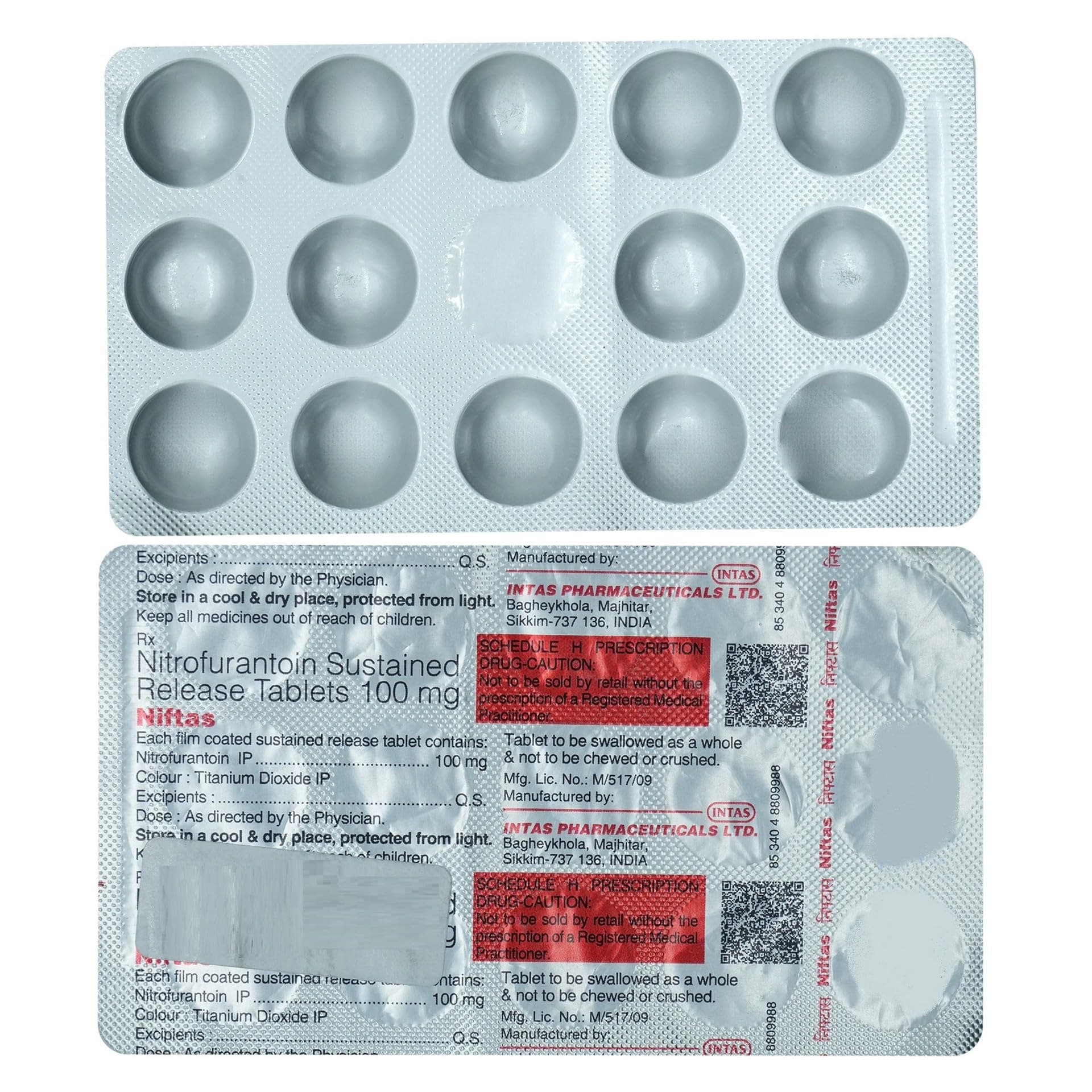 Niftas 100mg - Strip of 14 Tablets