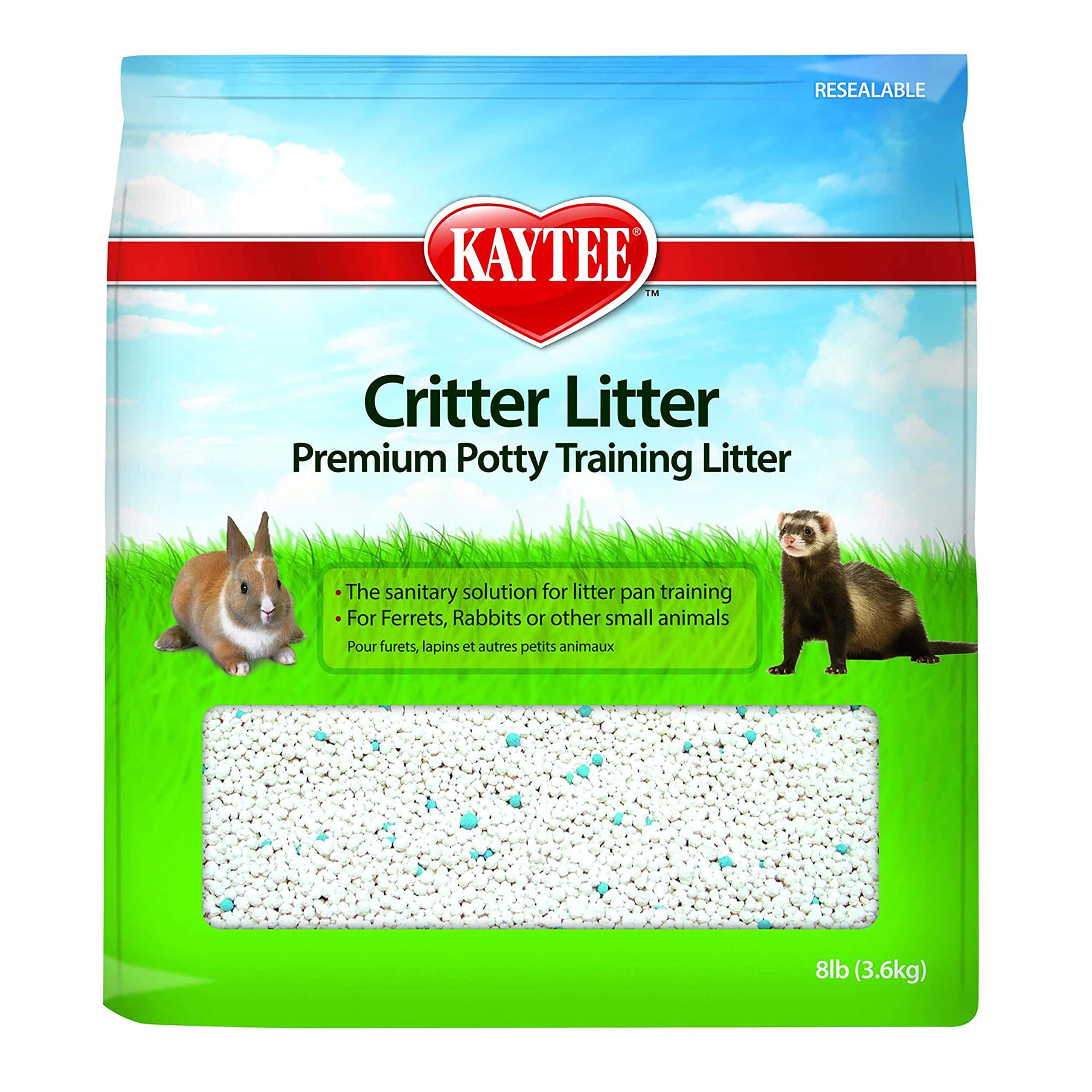 Premium Potty Training Critter Litter for Pet Ferrets, Rabbits & Other Small Animals, 8 lb