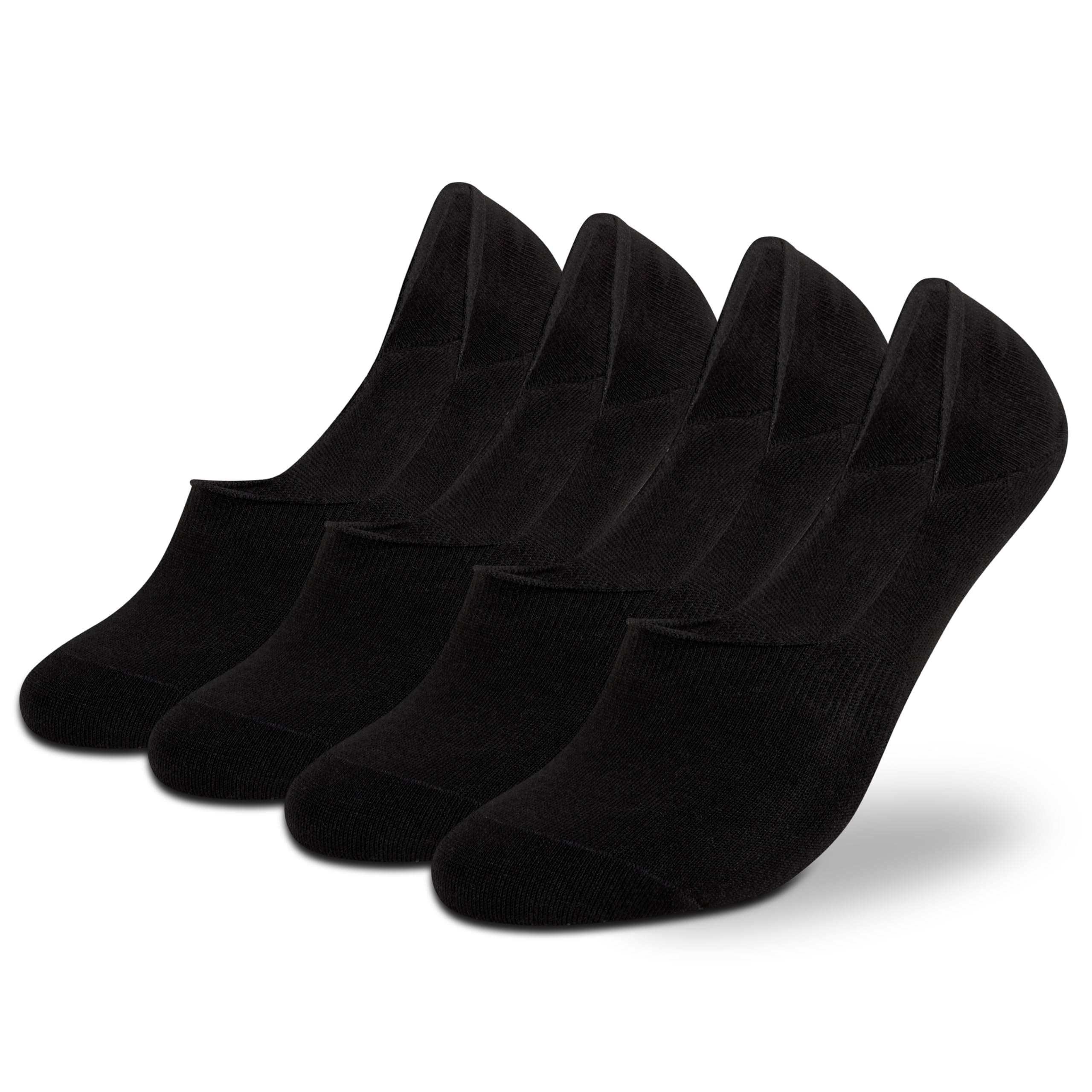 Low Cut No Show Loafer Socks For Men Combo, Made With Durable, Breathable, Anti Odour & Moisture Absorbent Combed Cotton with Anti Slip Grip (Pack of 4)