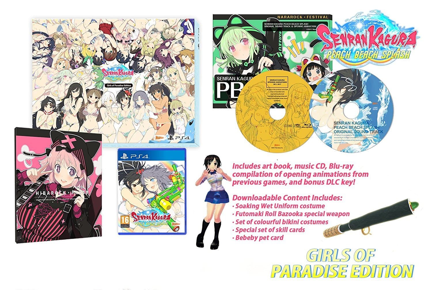 SENRAN KAGURA Peach Beach Splash - Girls' of Paradise Collector's Edition