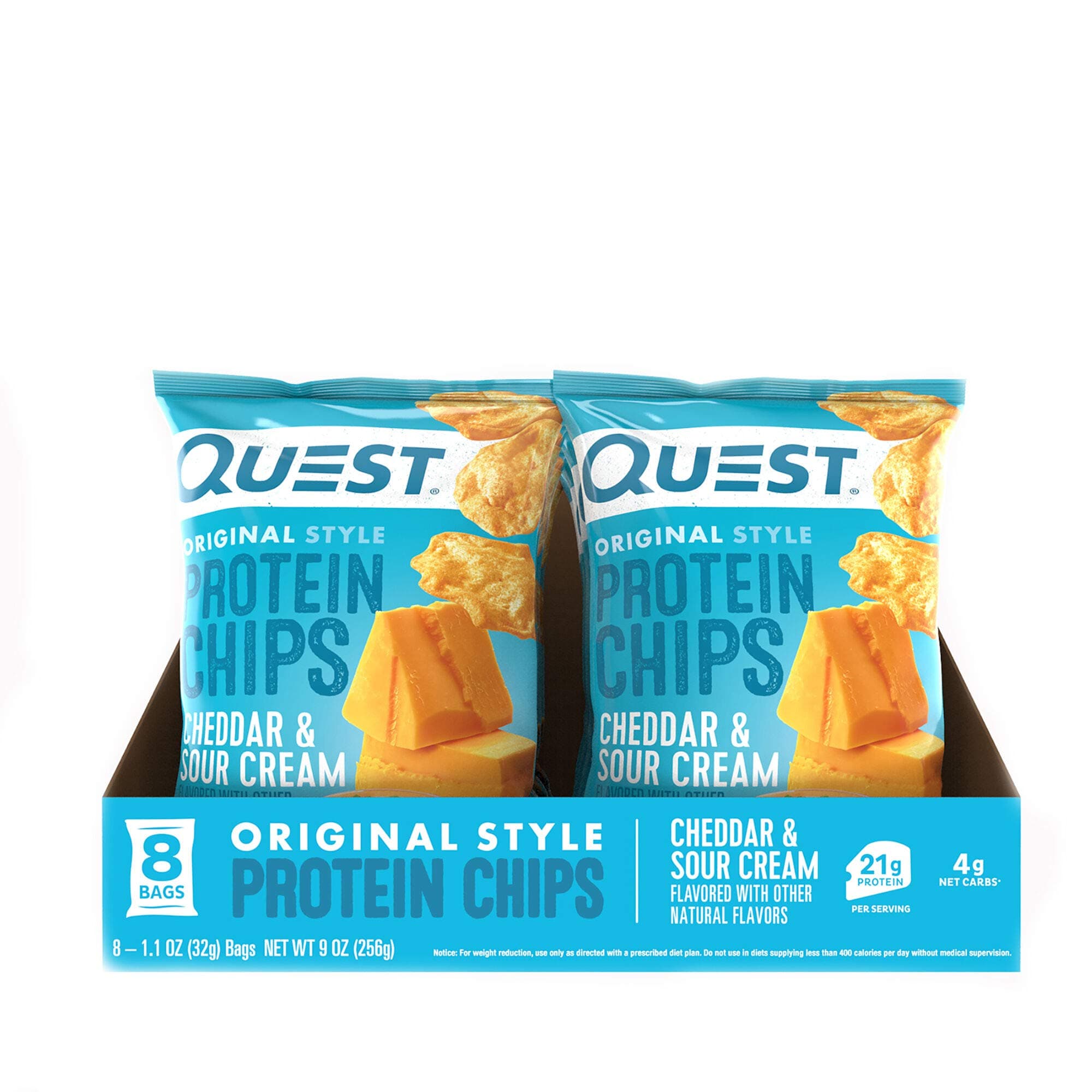 Quest Protein Chips Cheddar & Sour Cream 8-Pack