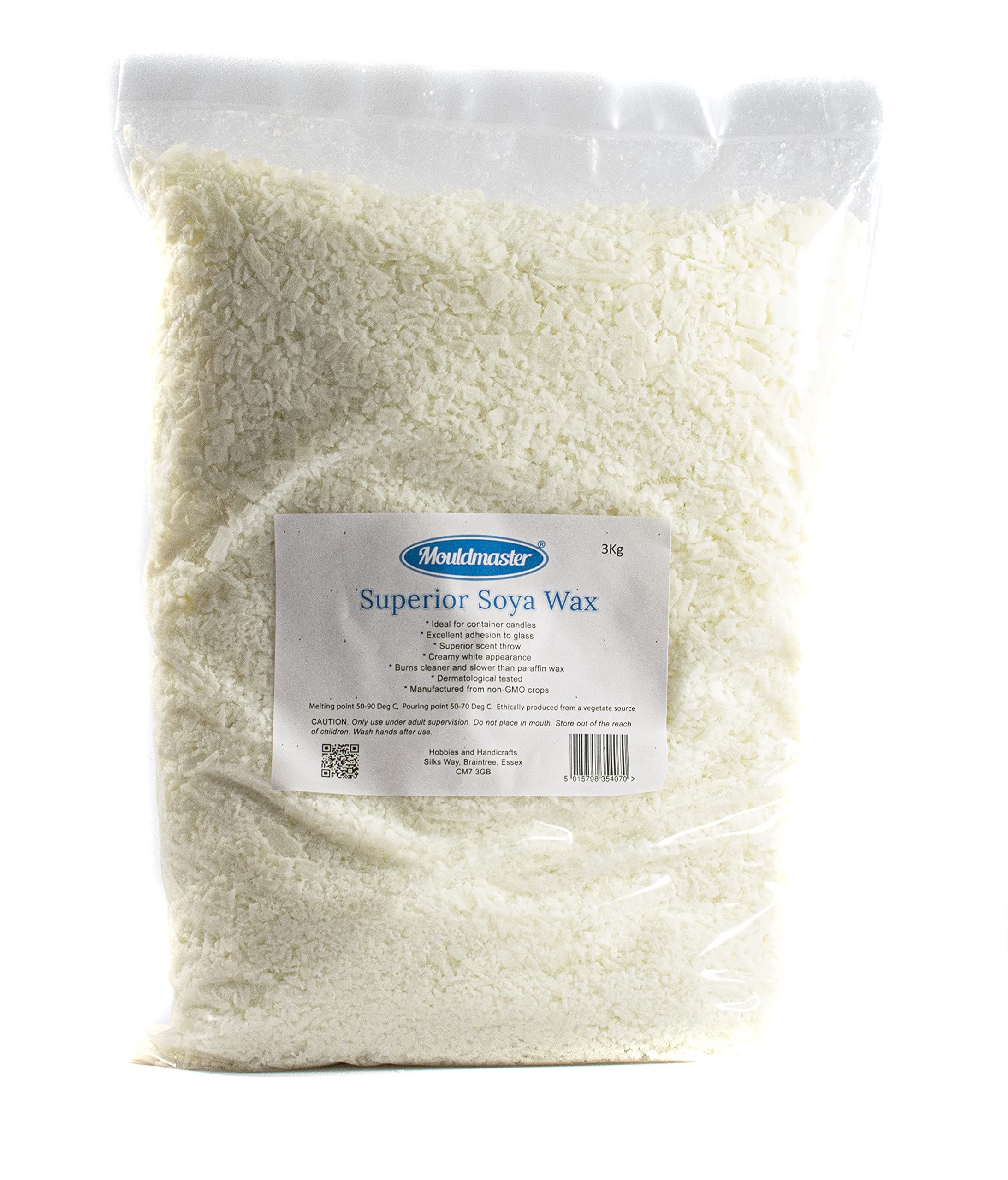 Moldmaster Superior Soy Wax 3kg, White