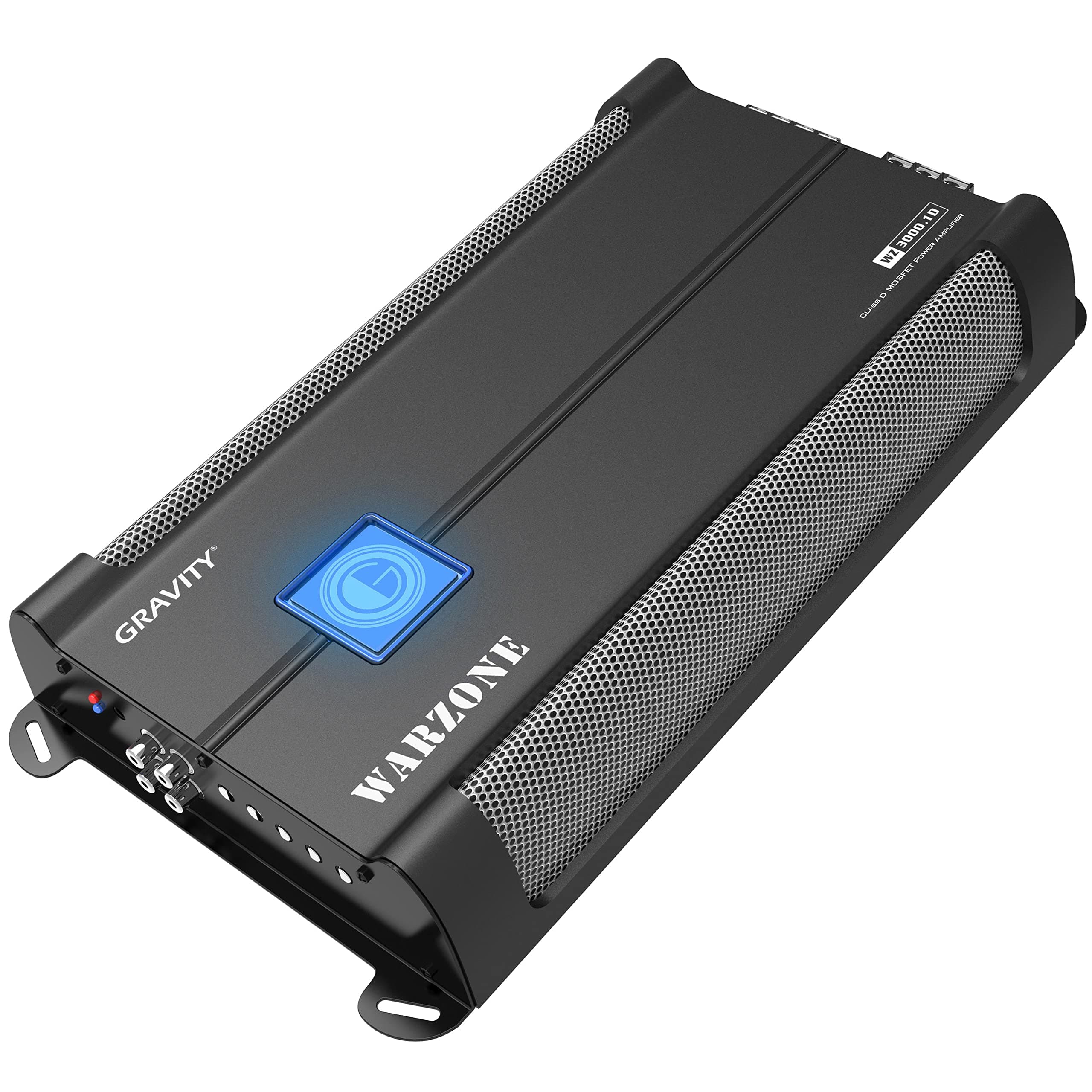 Car Amplifiers - Gravity Audio WZ5000.1D Warzone 5000W Class D Amp 1/2/4 Ohm Stable with Remote Sub Control