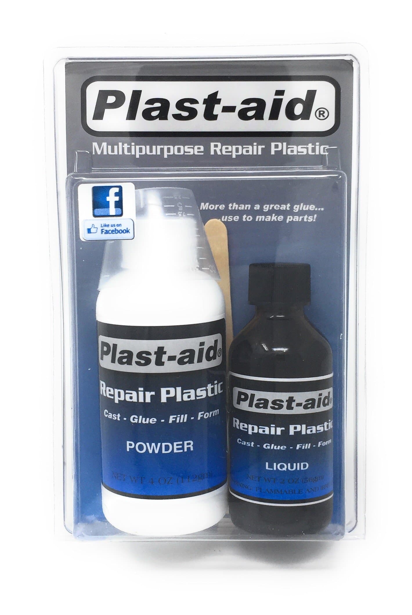 Plast-aid Multipurpose Repair Plastic - 6oz Kit Pool and Spa Repair