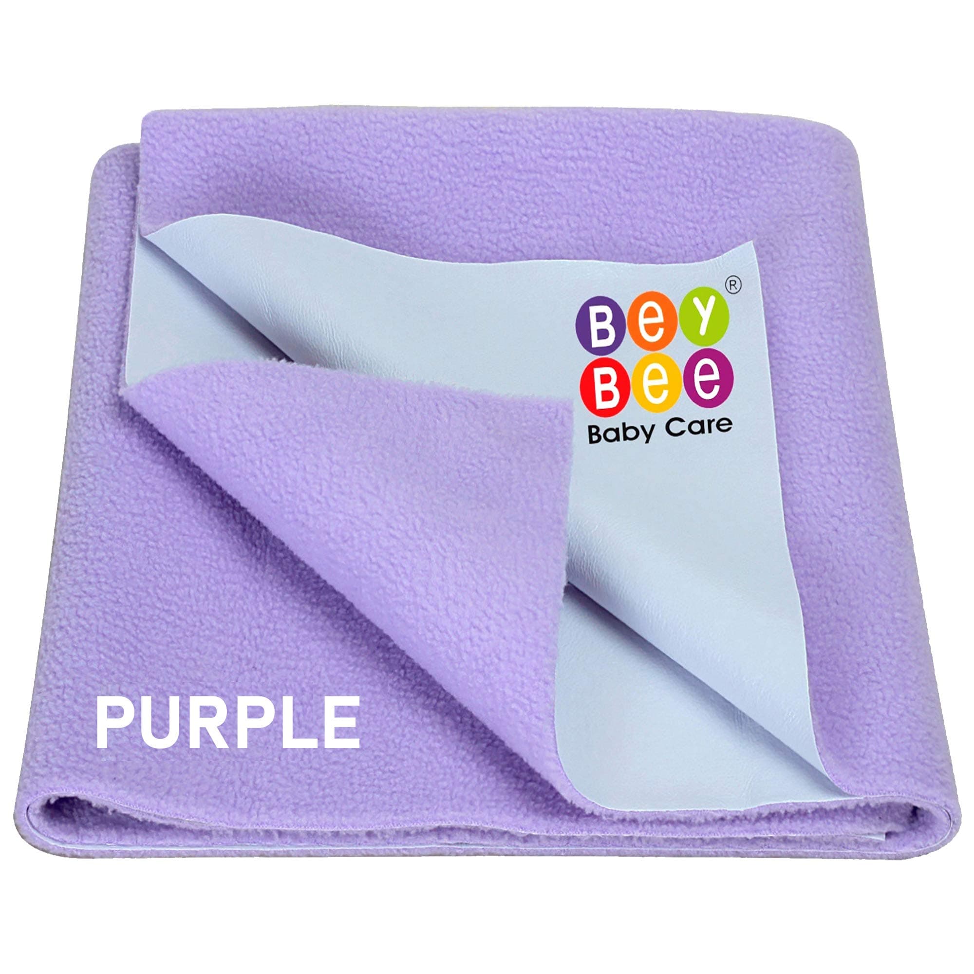 BeyBee Qwick Dry Waterproff Baby Bed Pad Medium 100x70cm Voilet