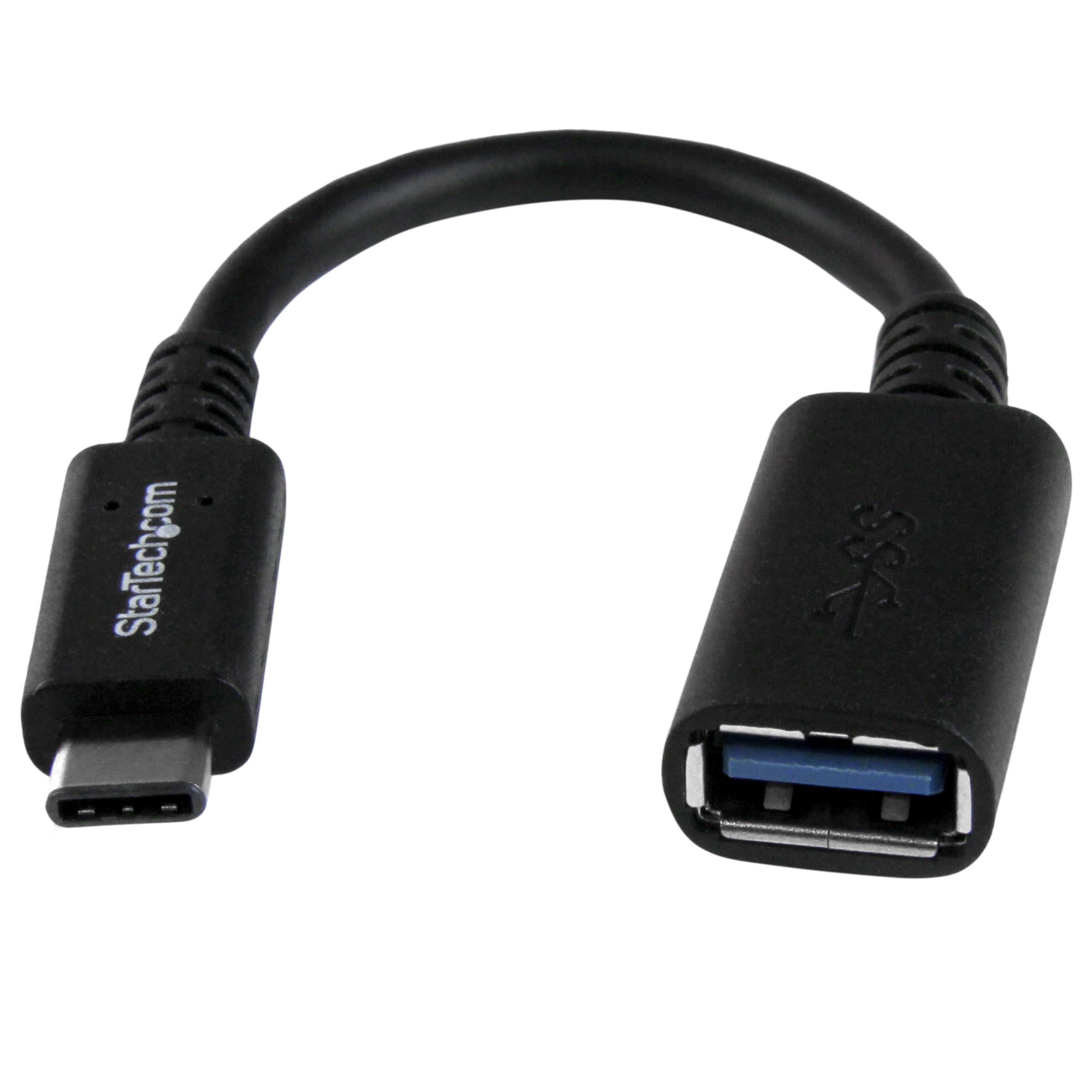 USB-C to USB Adapter - USB 3.0 (5Gbps) - 6in - USB-IF Certified - USB-C to USB-A - USB 3.2 Gen 1 - USB C Adapter - USB Type C (USB31CAADP)