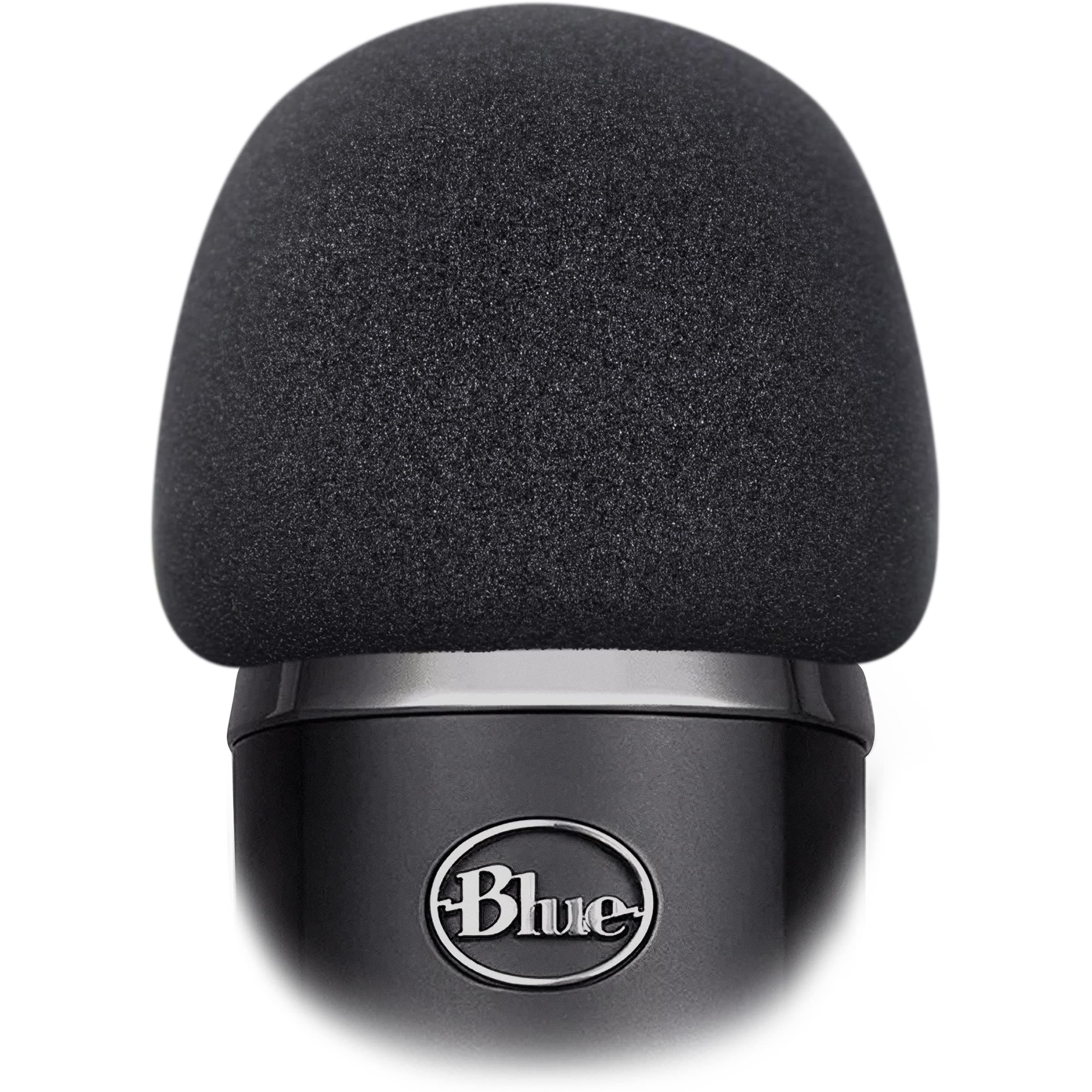 Foam Windscreen for Blue Yeti Nano by Vocalbeat - Pop Filter Made from Quality Sponge Material that Filter Unwanted Recording Noises - The Perfect Filter for Your Microphone - Black Color