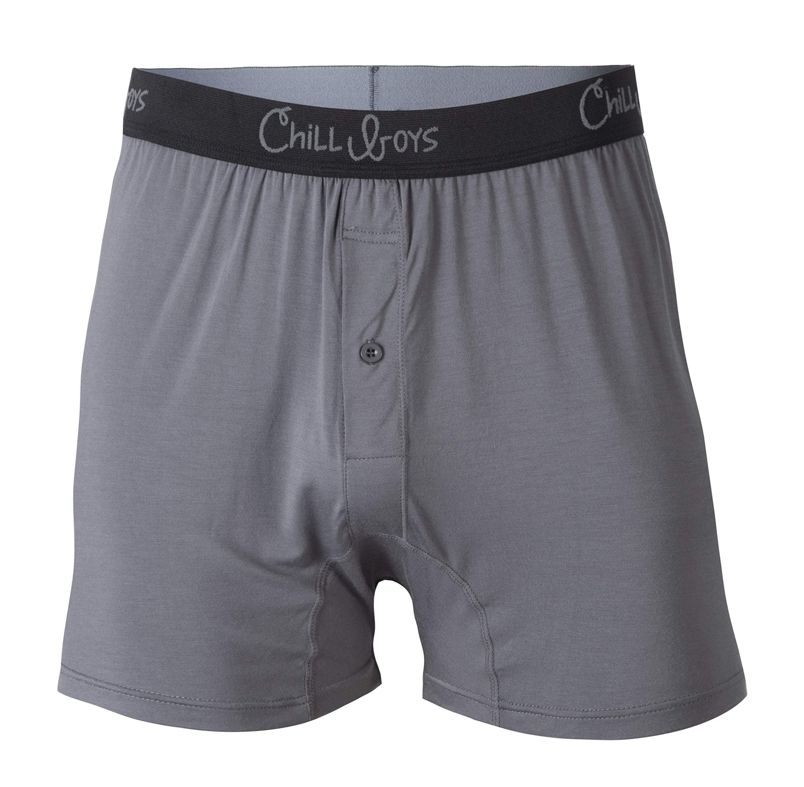 Chill BoysViscose from Bamboo Boxers for Men - Cool Comfortable, Soft Breathable Men's Underwear - Boxer Shorts