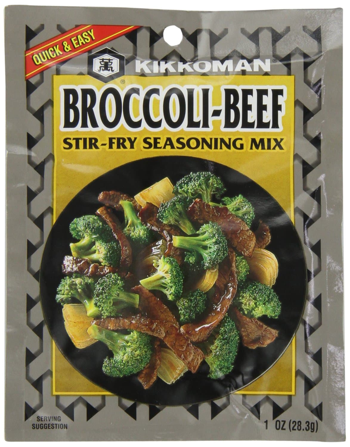 Kikkoman Stir Fry Seasoning Mix, Broccoli and Beef, 1-Ounce Packet (Pack of 24)