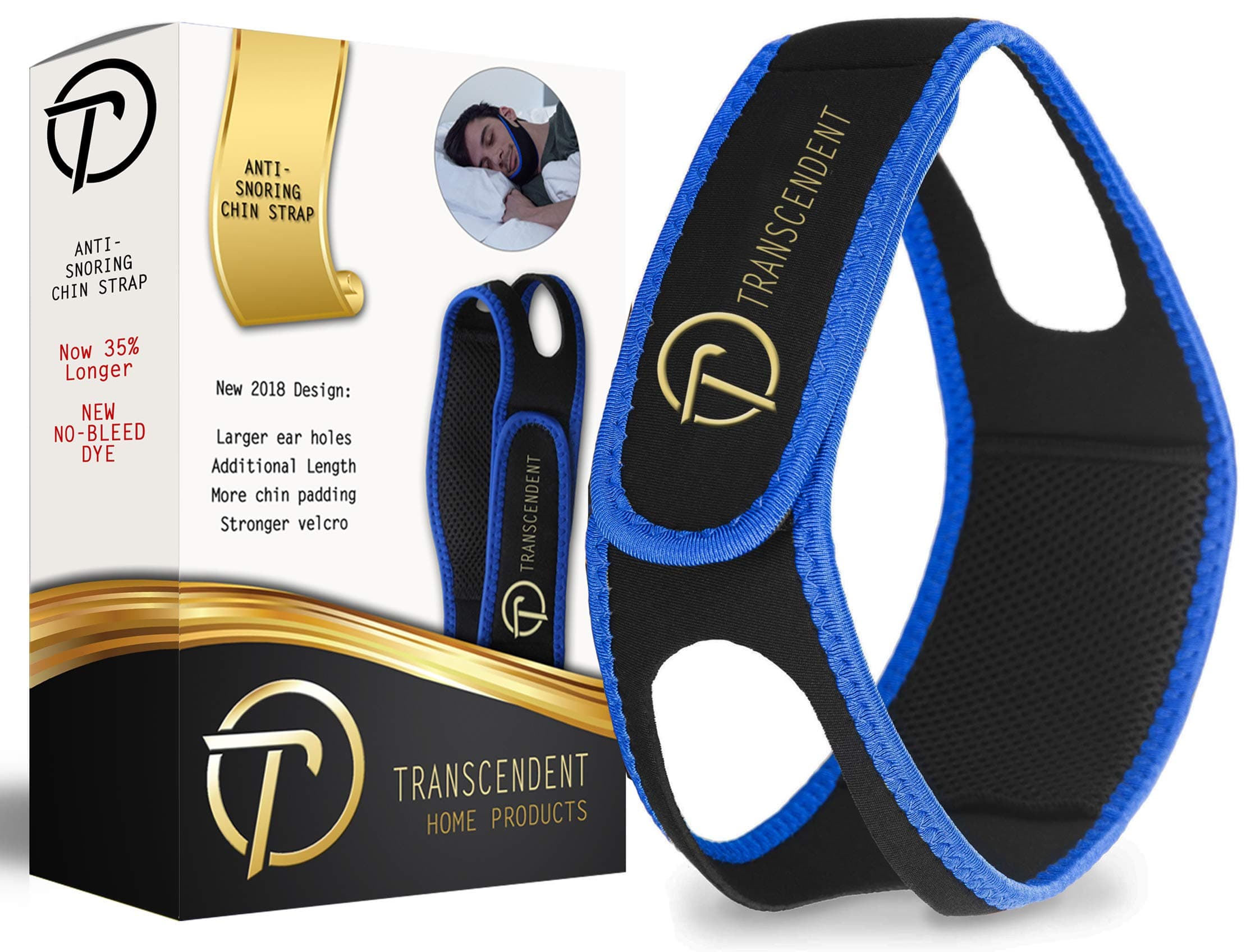 Anti Snore Chin Strap - [Upgraded 2018] Comfortable, Effective Anti Snoring Solution Sleep Issues Chin Strap - The Ultimate Stop Snoring Sleep Aids for Men, Women