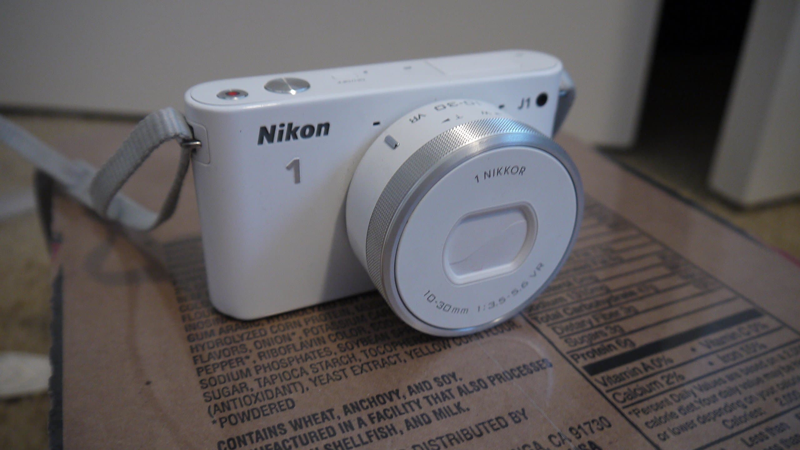 Nikon 1 J1 10.1 MP HD Digital Camera Body Only (White) (Renewed)