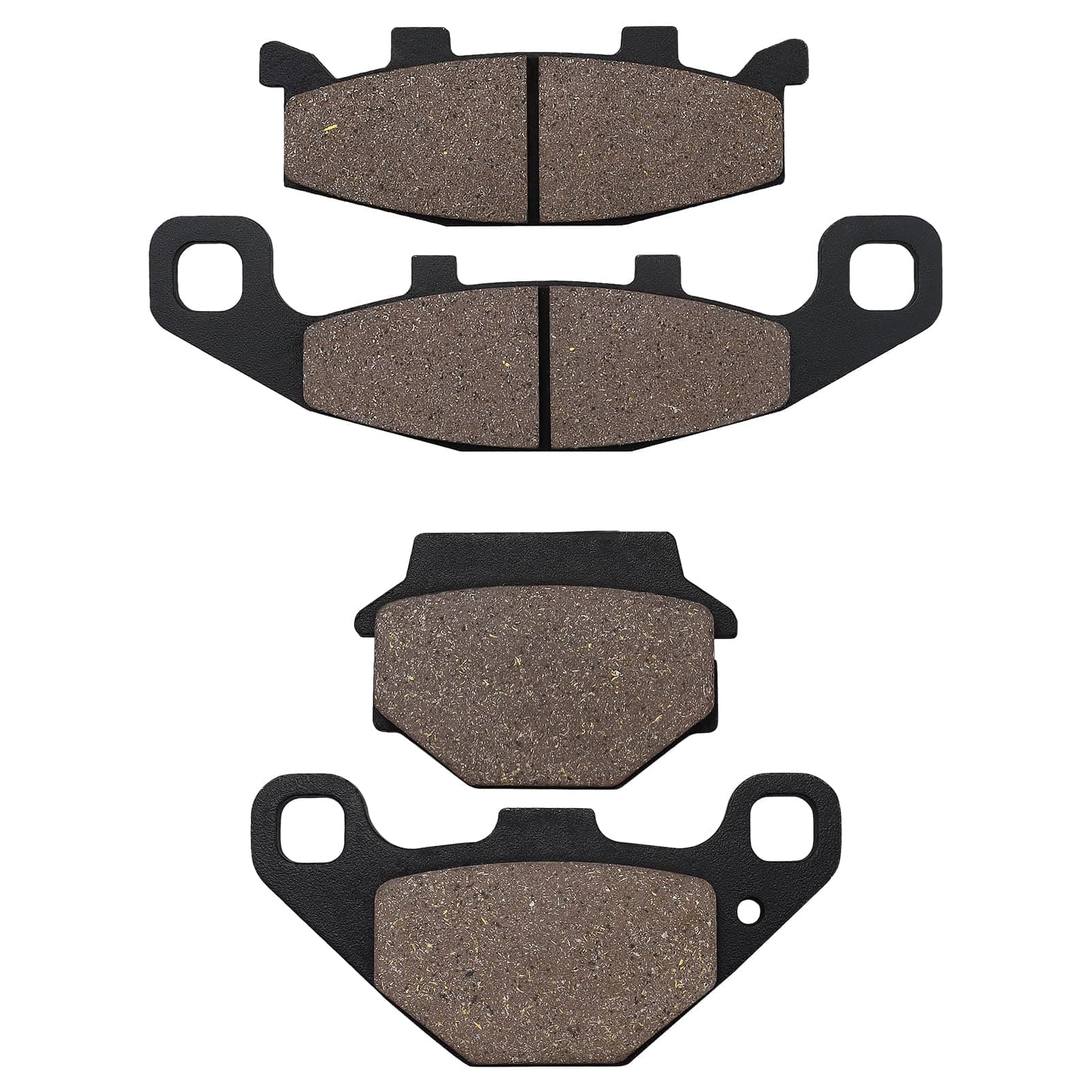 Cyleto Front and Rear Brake Pads for Ninja 500 EX500 EX 500 1994-2009 ZR 250 ZR500 A Balius 500 1991-1995 ZZR 250 EX 250 H 1990-2001 GPz 500 GPz500 S EX 500 D 1994-2001