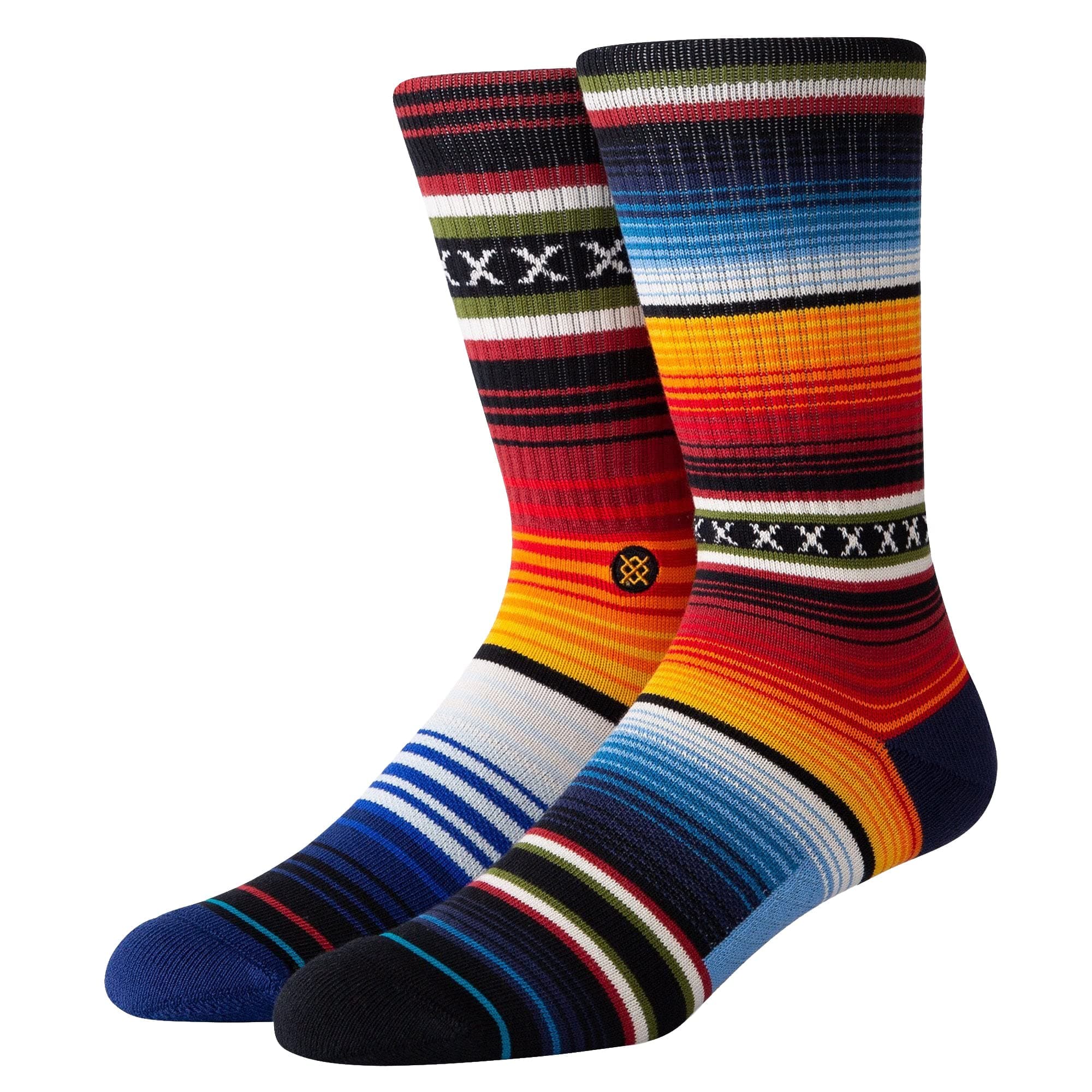 Stance mens Crew Sock Curren St Crew