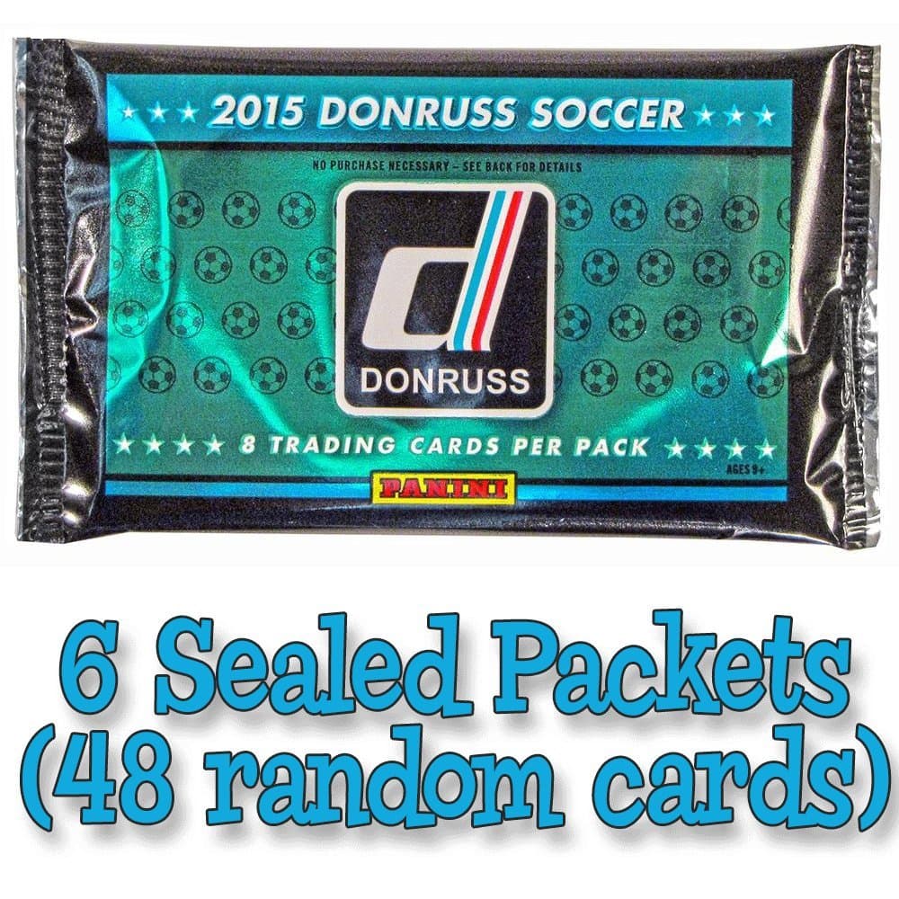 Panini Don Russ Soccer 2015 trading cards - 6 sealed oacks (48 random cards)