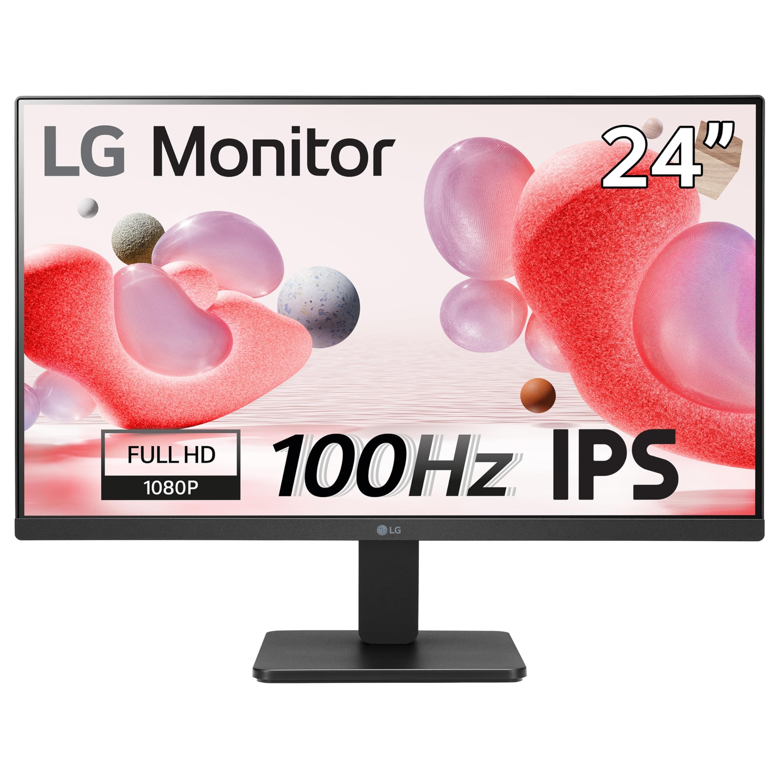 24MR400-B PC monitor 60.5 cm [23.8] 1920 x 1080 pixels Full HD Black (24 INCH FHD VA 100Hz HDMI Monitor)