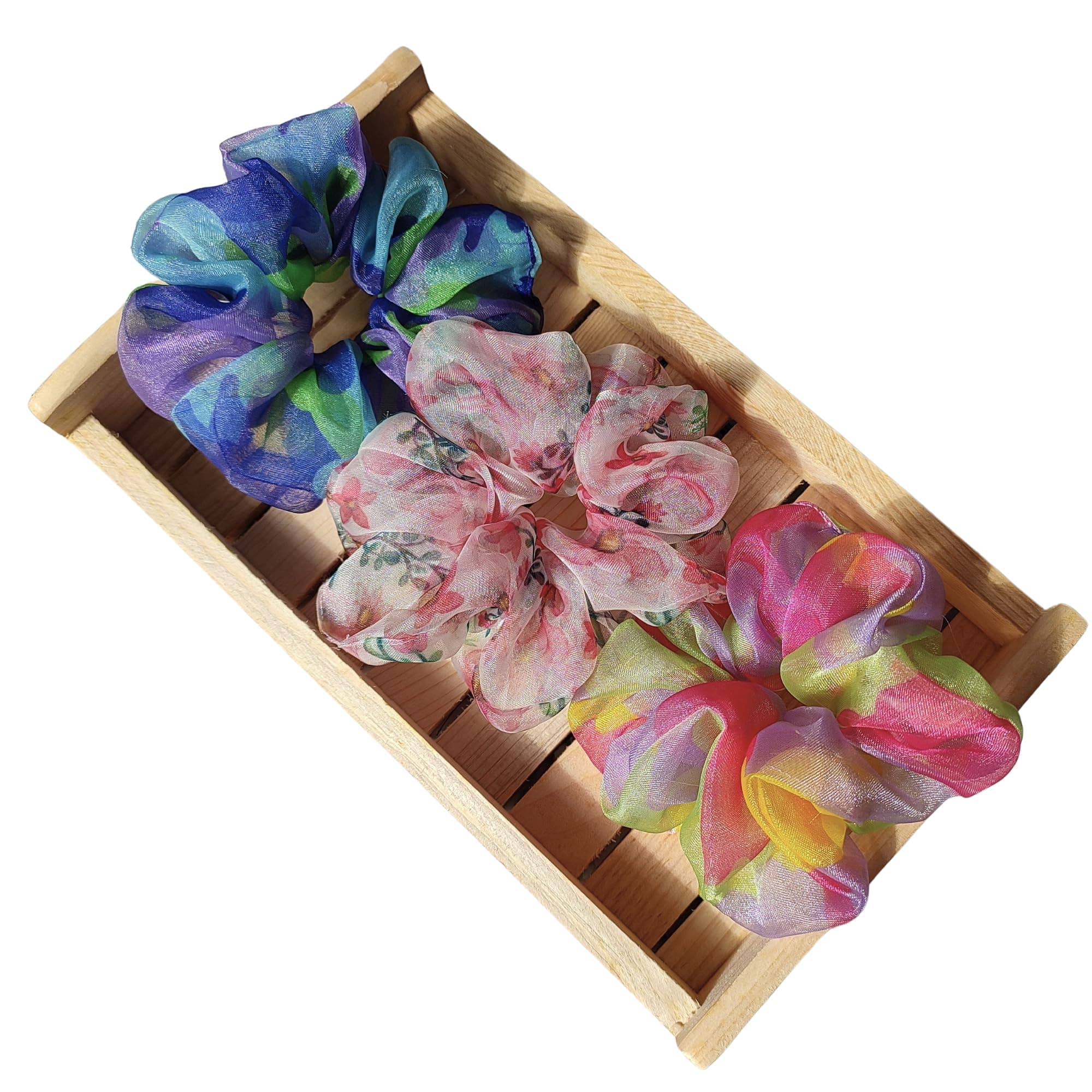 Premium gift scrunchies for girl, women hairband, unique texture