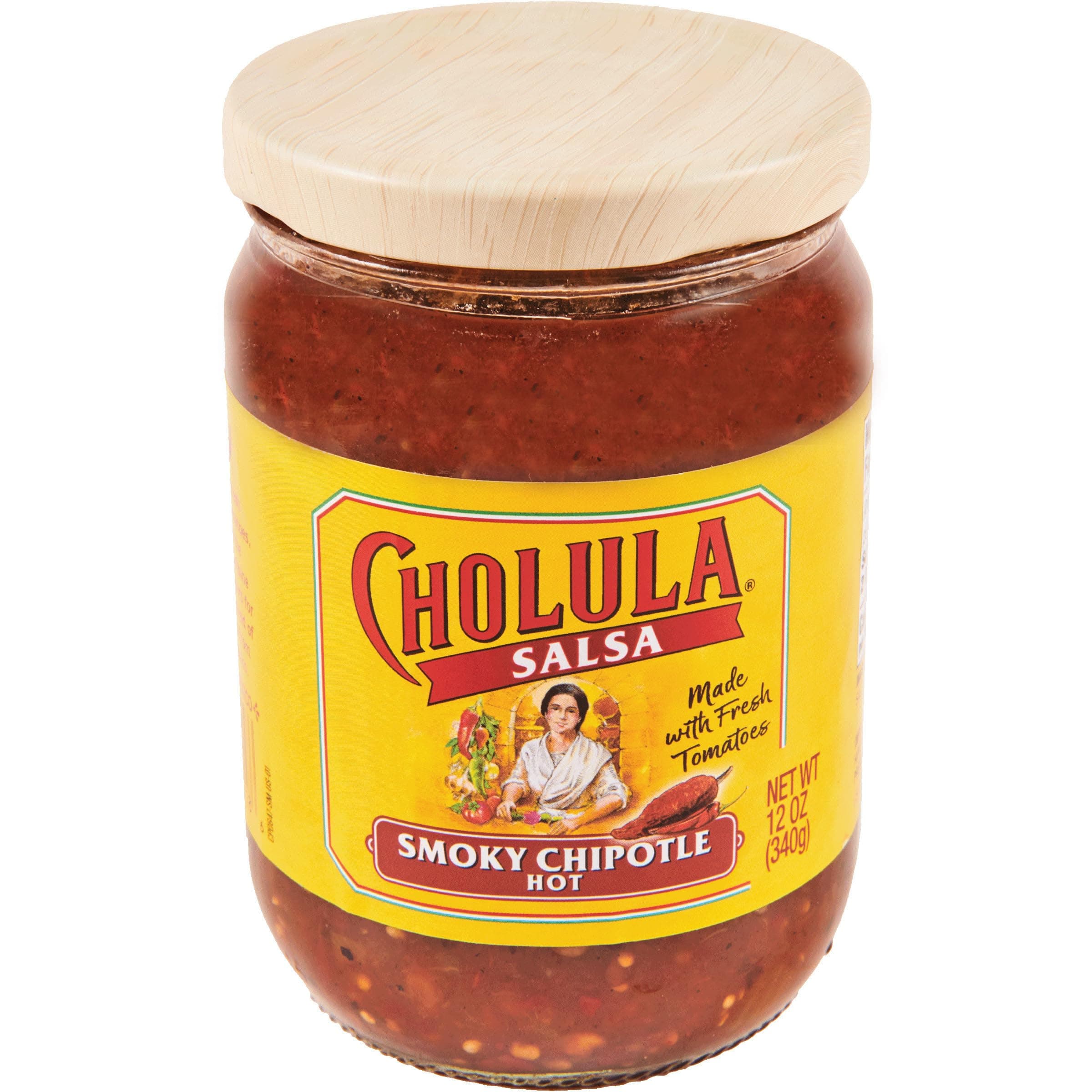 Cholula, Salsa Hot Smoky Chipotle, 12 Ounce