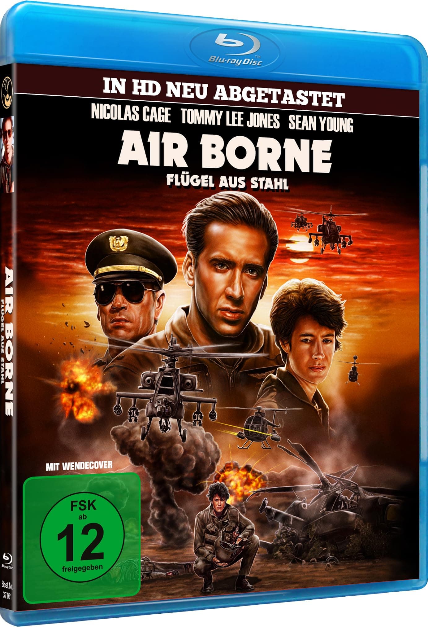 Air Borne - Flügel aus Stahl (OT: Fire Birds) Nerventreibender Action-Thriller mit Nicolas Cage, Tommy Lee Jones und Sean Young [Blu-ray]