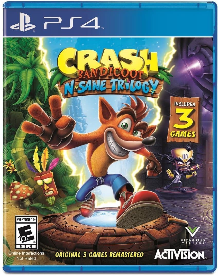 Activision Crash Bandicoot N. Sane Trilogy Playstation 4 One Size Limited Edition