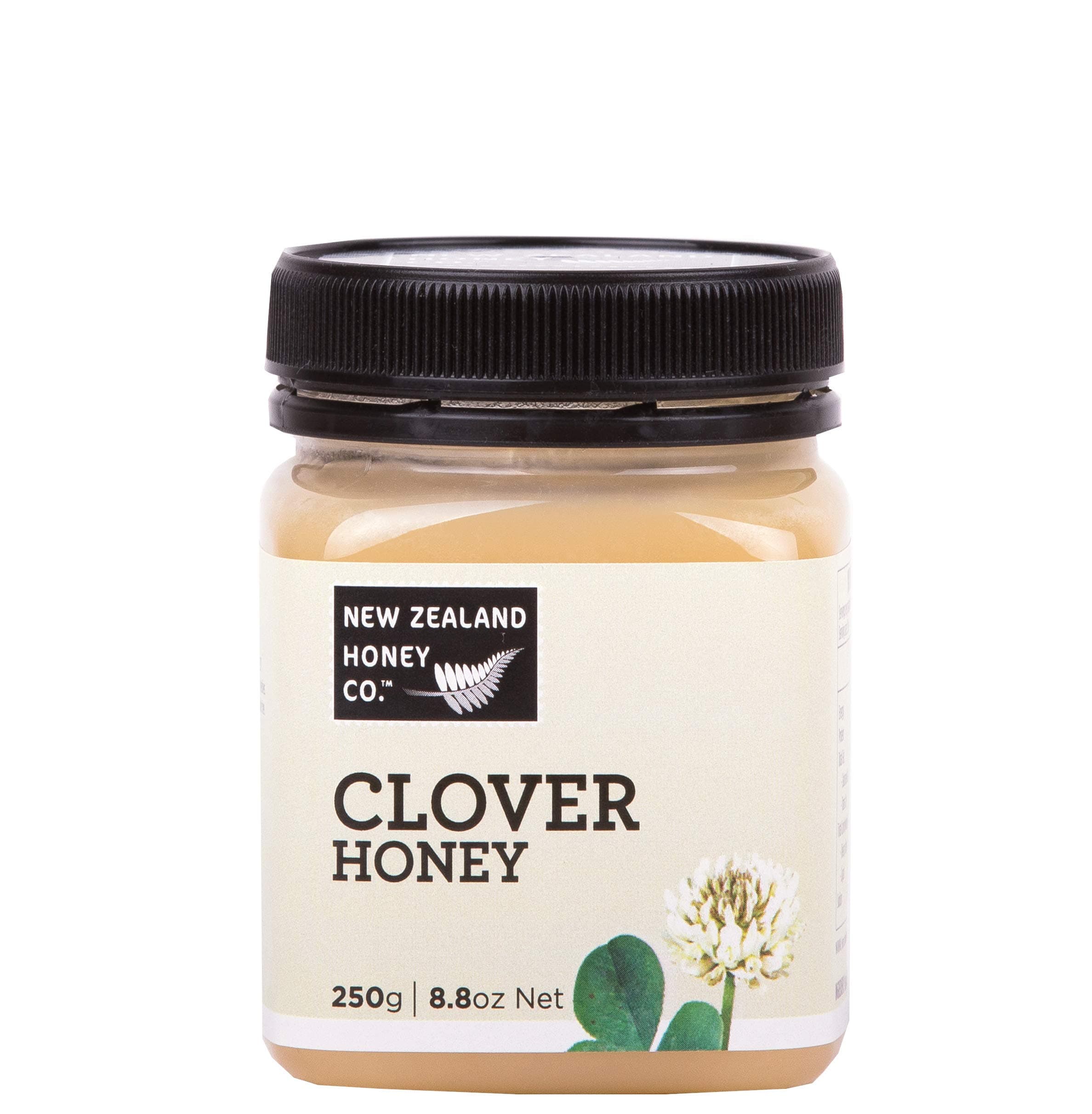 New Zealand Honey Co. Raw White Clover Honey, Creamed | 8.8oz / 250g