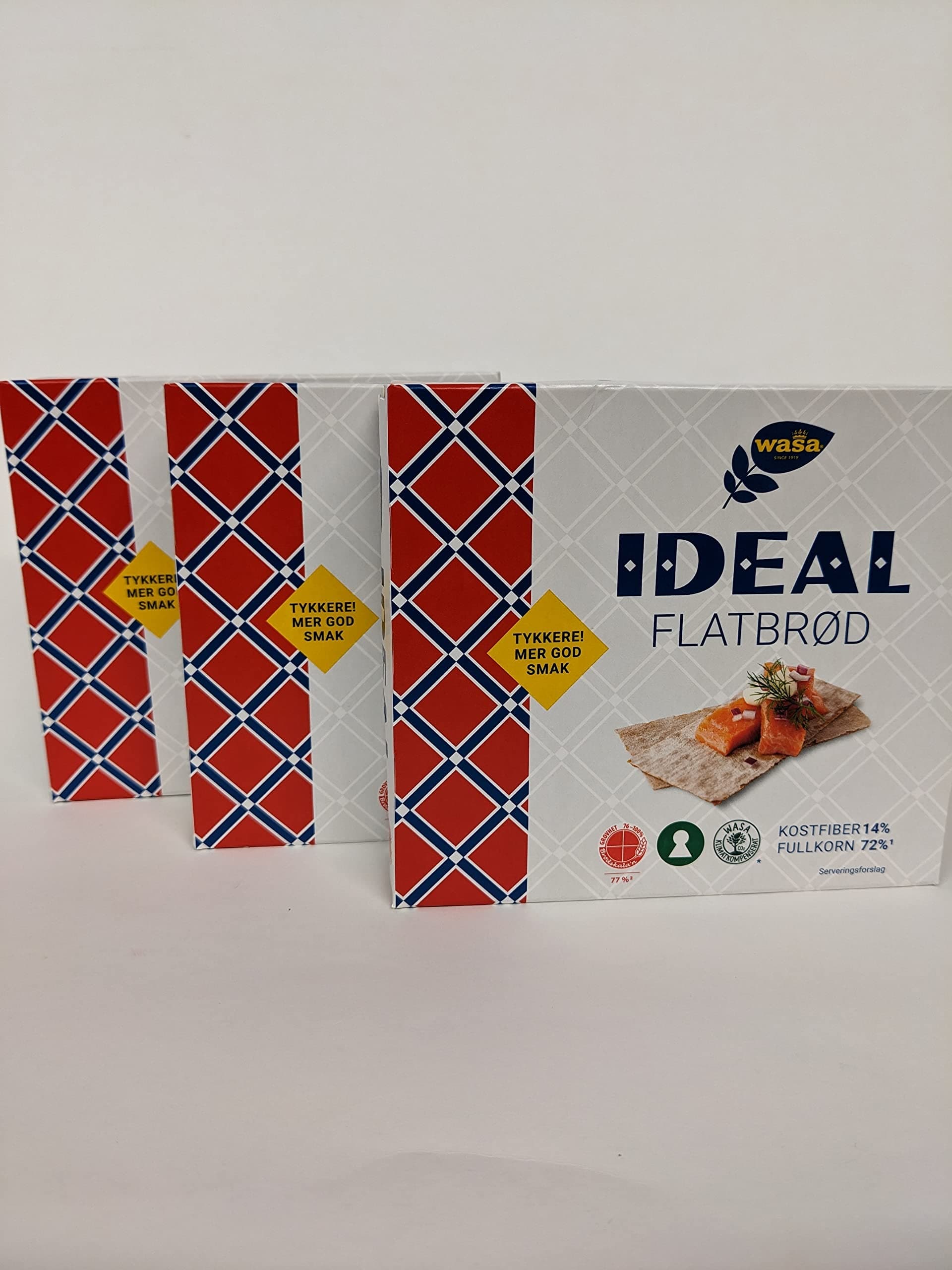 Wasa Ideal Flatbrod - 3 pack