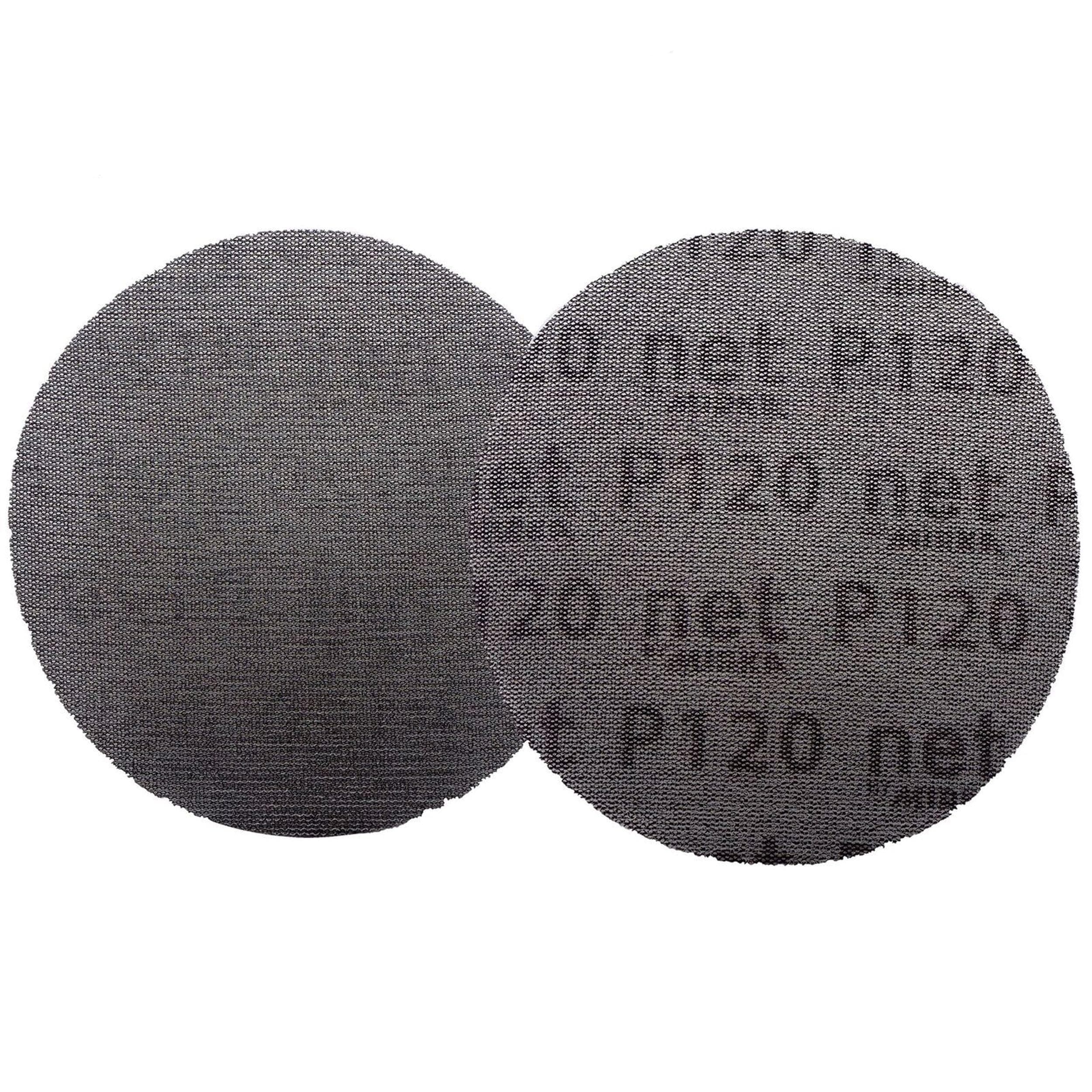 Autonet Mirka 150mm 6" Sanding Mesh Disc P120 50 Discs Paintwork Dust Extraction