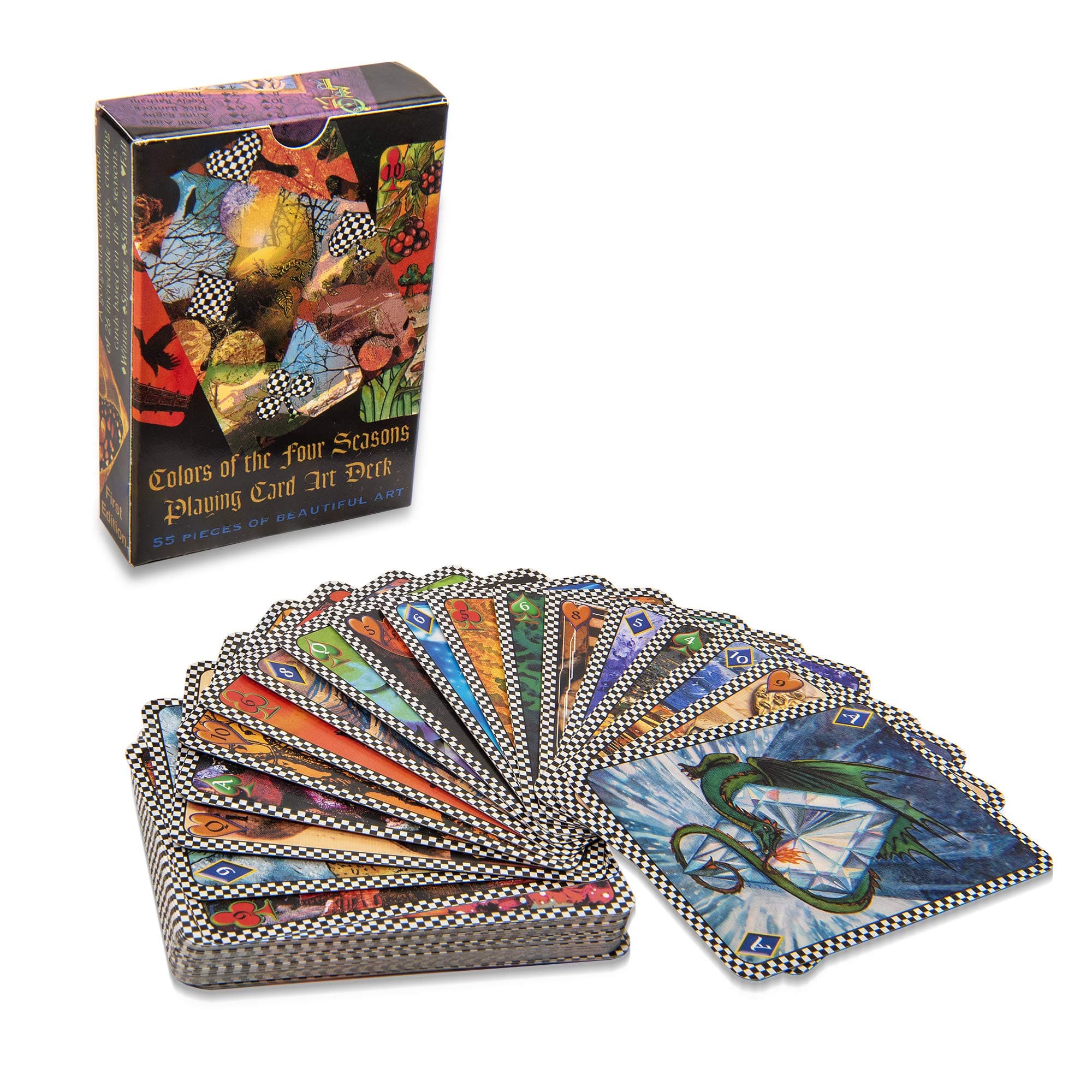 NoMonetArt Playing Card Deck - Colors of the Four Seasons
