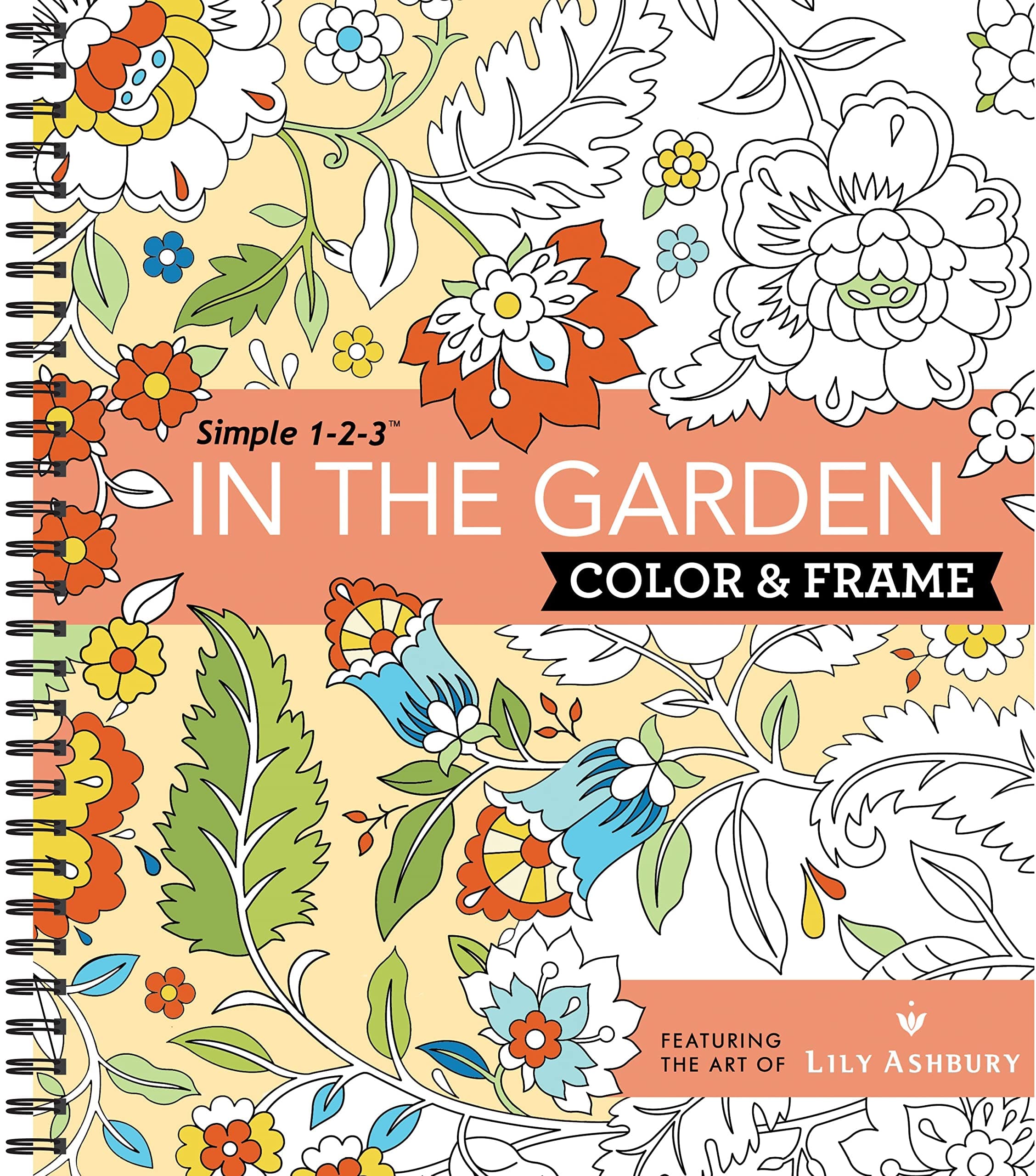 Color & Frame - In the Garden (Adult Coloring Book)