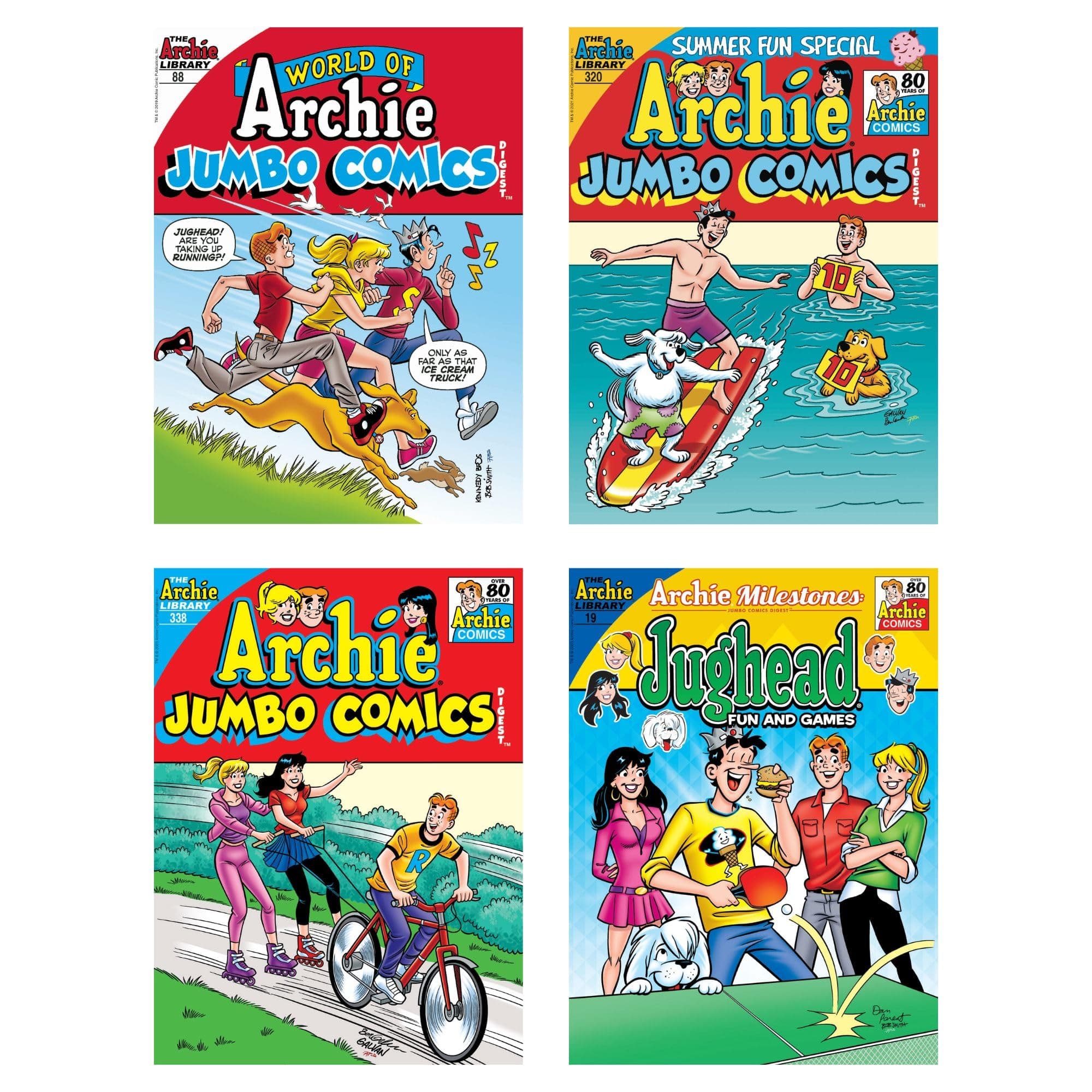 - World of Archie Comics Digest Value Gift Pack (4 Pack) Featuring Archie Andrews and Jughead Jones