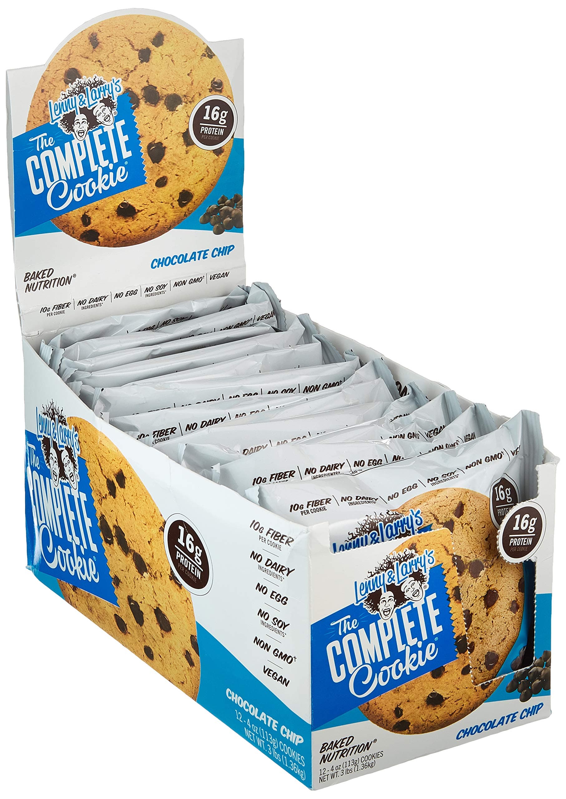Lenny & Larry's Single Serve Chocolate Chip The Complete Cookie, 2oz